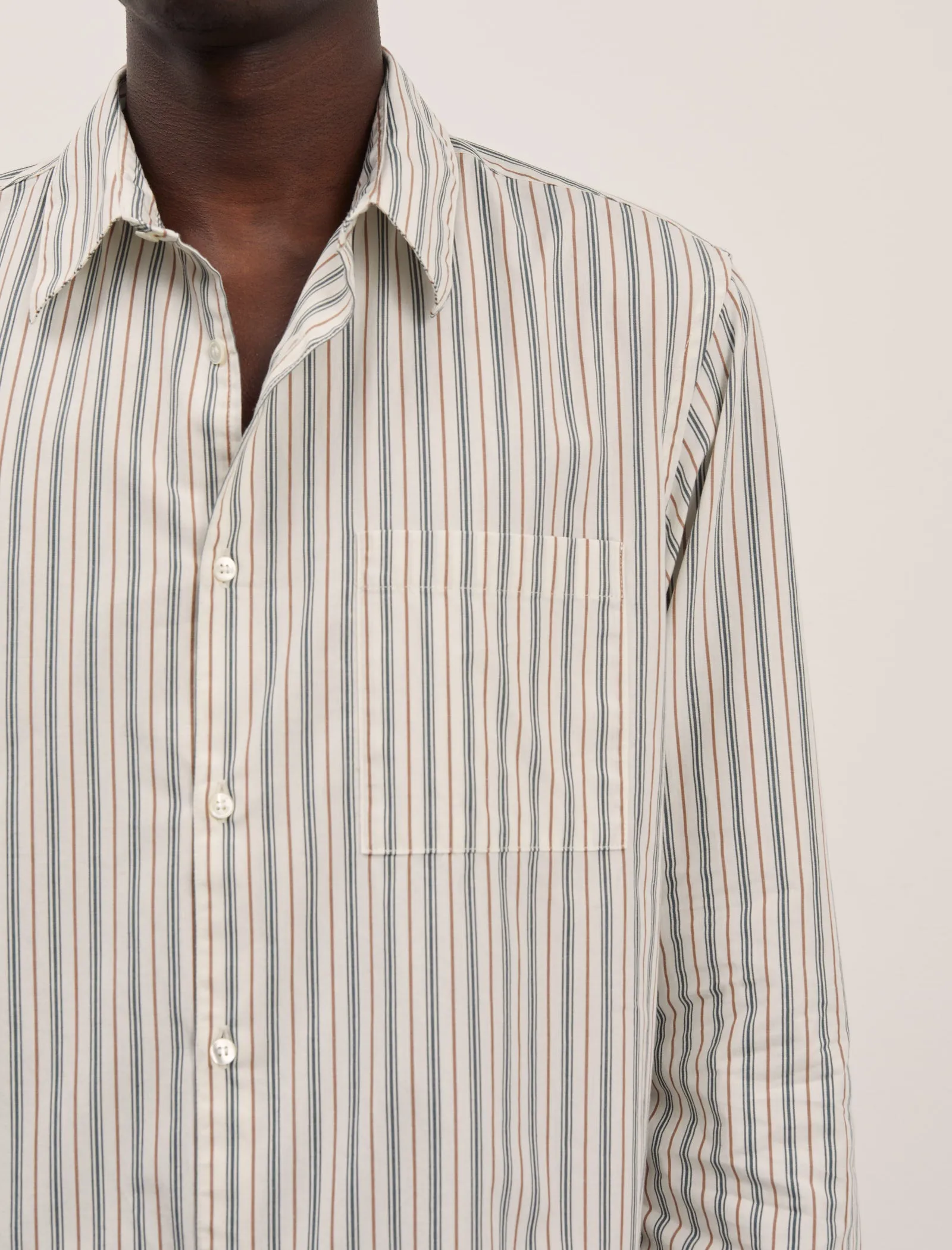 ANOTHER Shirt 3.0, Small Green Stripe sold by ANOTHER ASPECT product image thumbnail 4