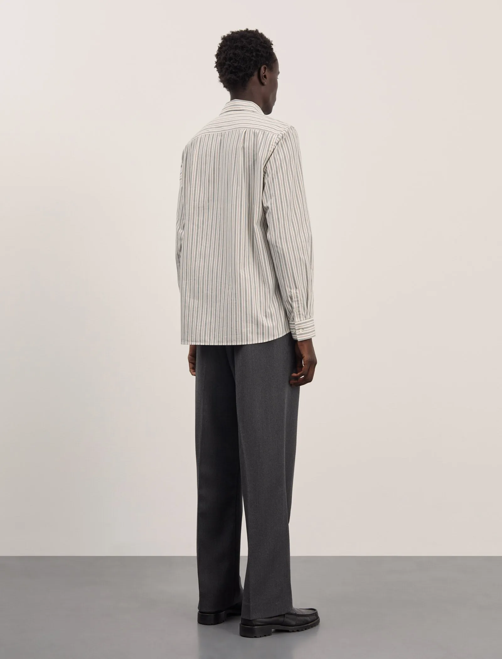 ANOTHER Shirt 3.0, Small Green Stripe sold by ANOTHER ASPECT product image thumbnail 3