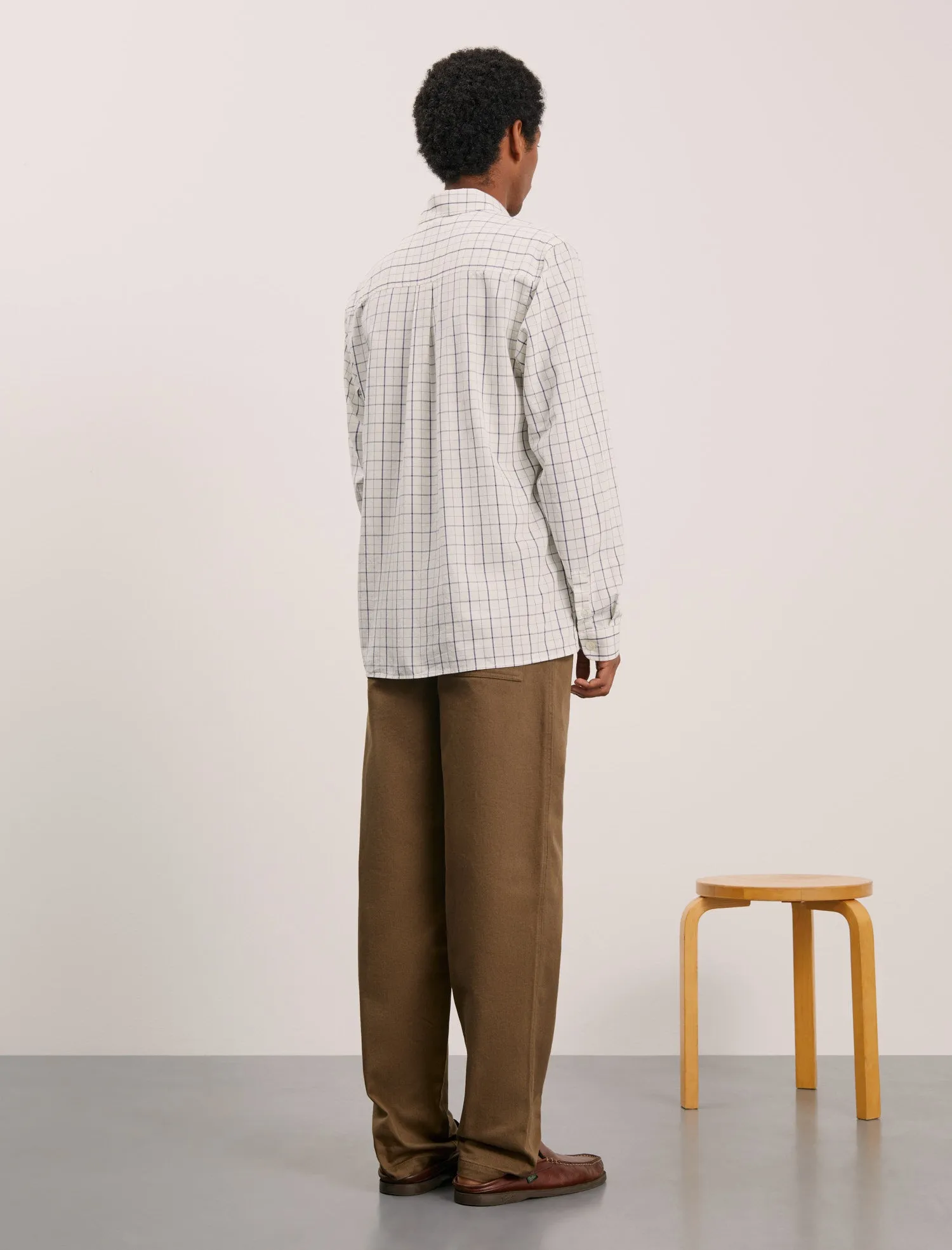 ANOTHER Shirt 4.0, Blue/White Check sold by ANOTHER ASPECT product image thumbnail 3