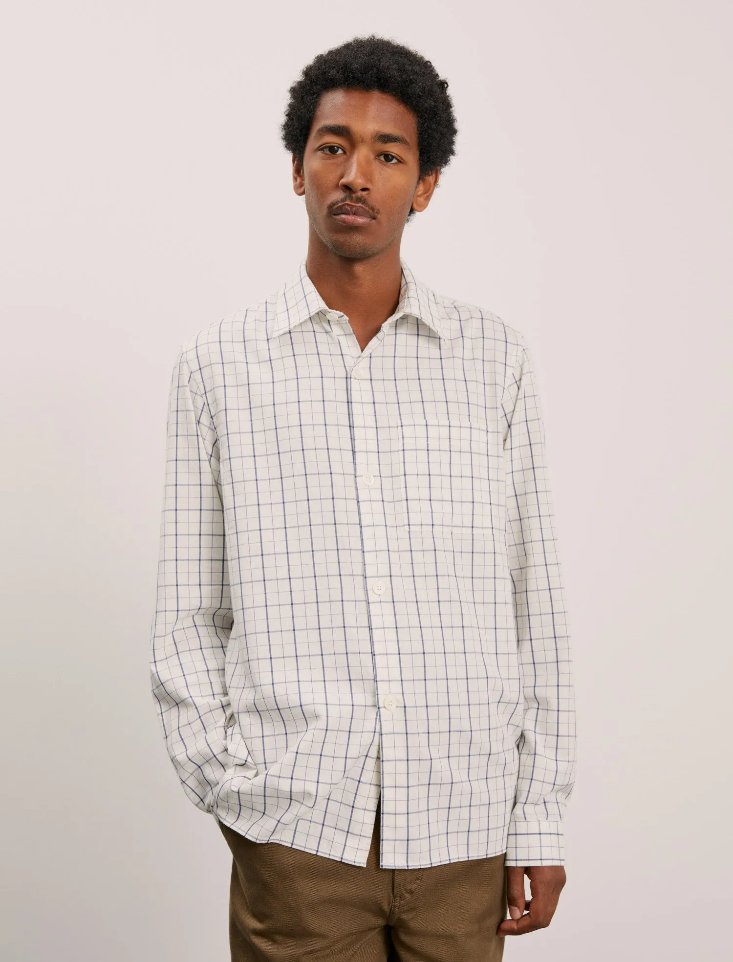 ANOTHER Shirt 4.0, Blue/White Check sold by ANOTHER ASPECT product image thumbnail 2