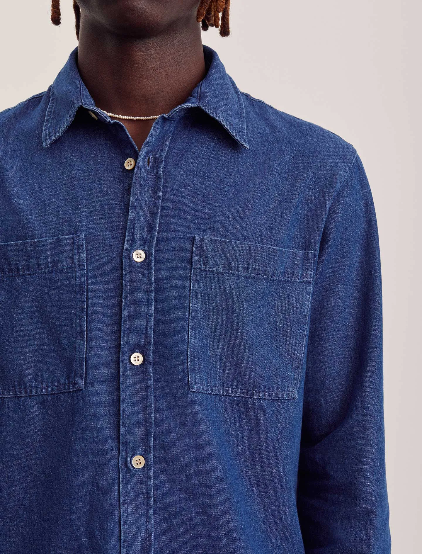 ANOTHER Shirt 5.0, Raw Indigo sold by ANOTHER ASPECT product image thumbnail 4