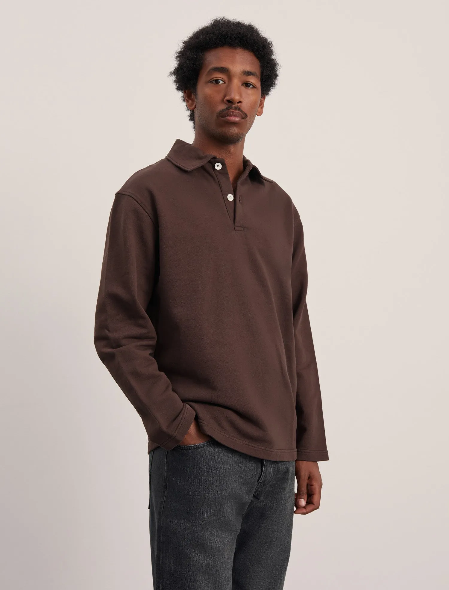 ANOTHER Polo Shirt 1.0, Antique Brown sold by ANOTHER ASPECT product image thumbnail 2