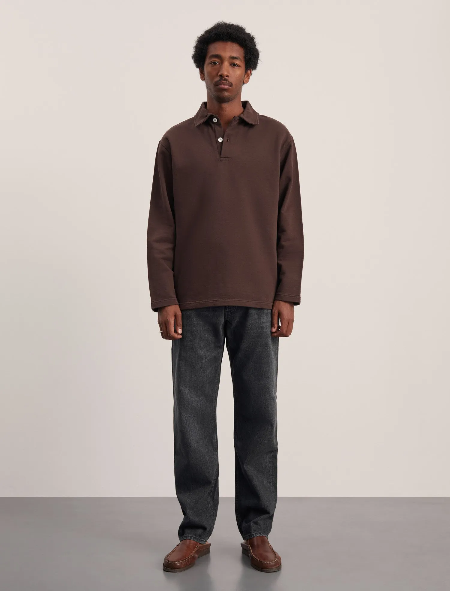 ANOTHER Polo Shirt 1.0, Antique Brown sold by ANOTHER ASPECT