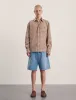 ANOTHER Shirt 4.0, Light Brown Check sold by ANOTHER ASPECT