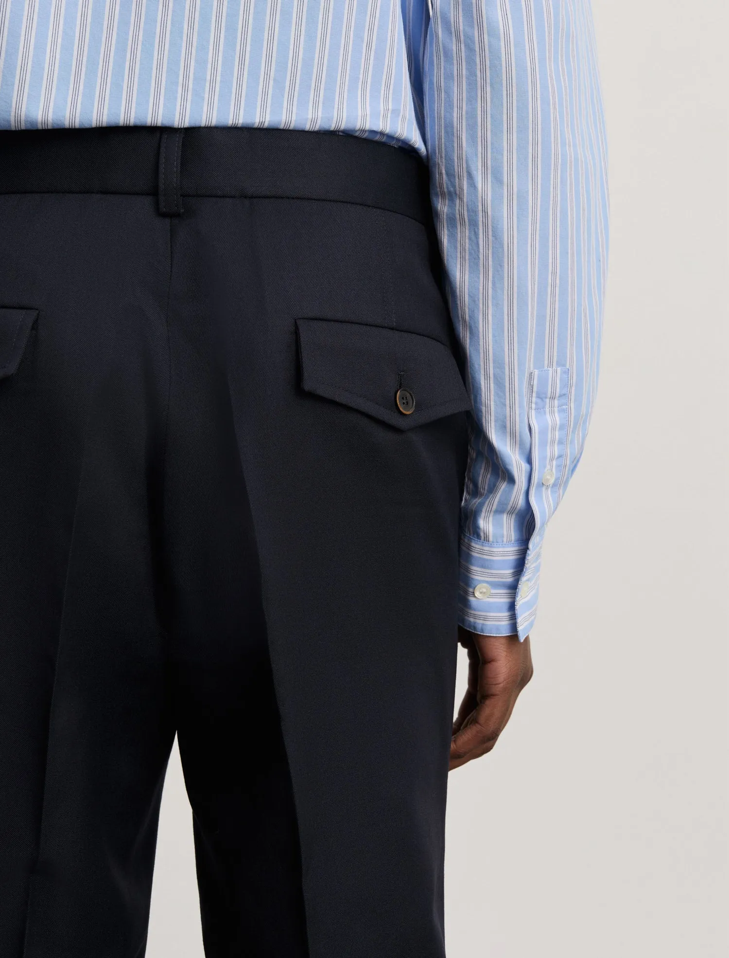 ANOTHER Suit Pants 1.0, Navy sold by ANOTHER ASPECT product image thumbnail 5
