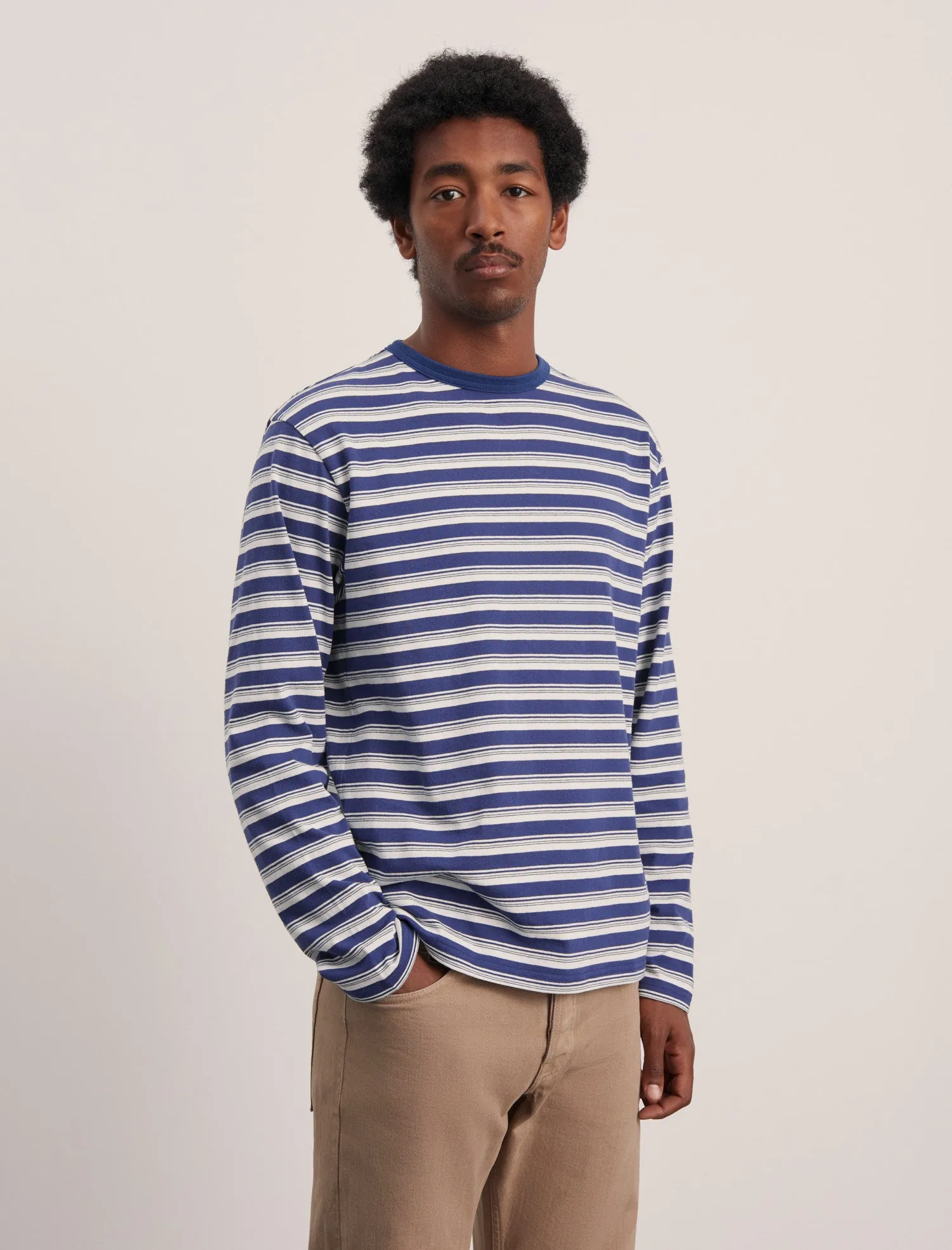 ANOTHER T-Shirt 3.0 JPN, Ao Stripe sold by ANOTHER ASPECT product image thumbnail 2