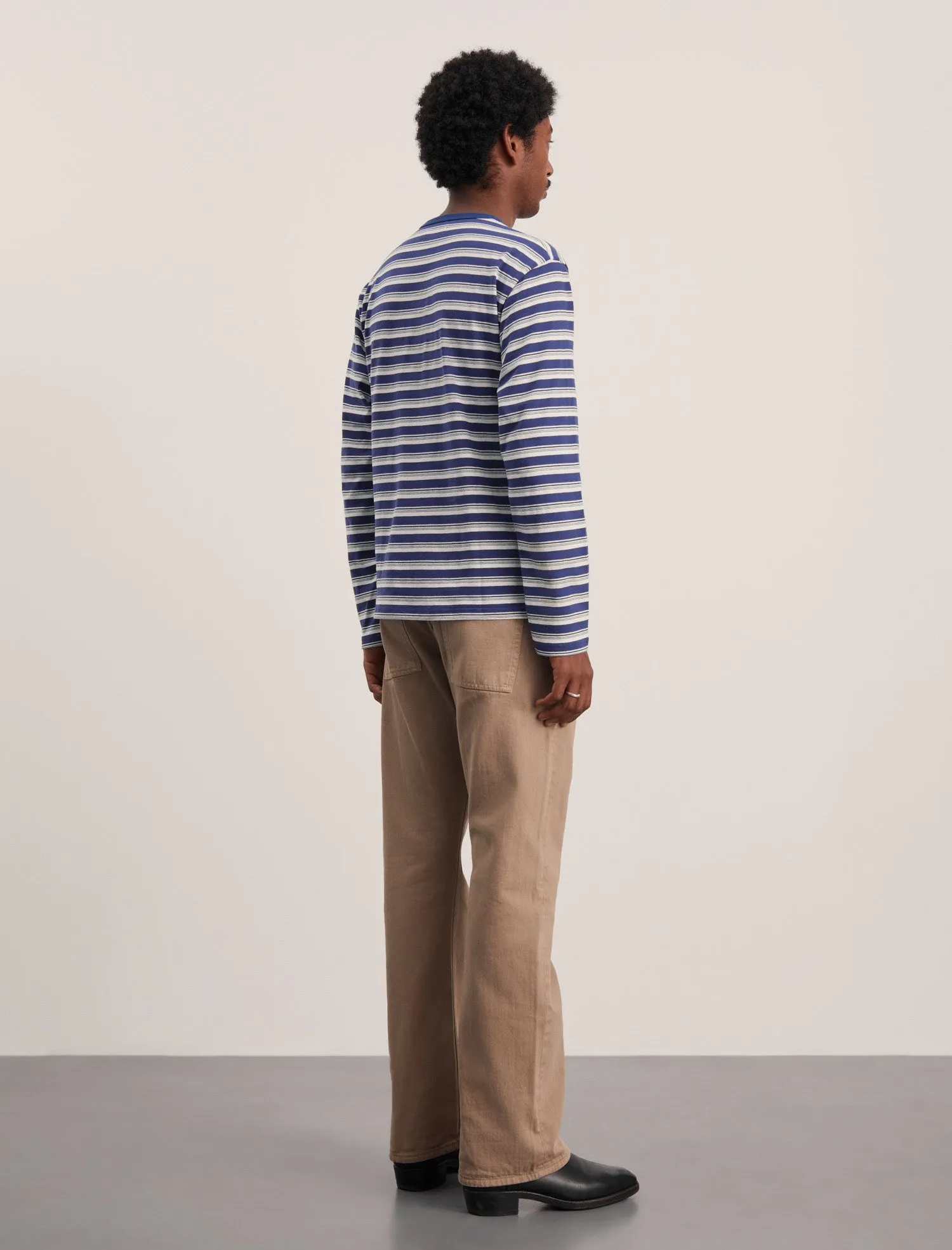 ANOTHER T-Shirt 3.0 JPN, Ao Stripe sold by ANOTHER ASPECT product image thumbnail 3