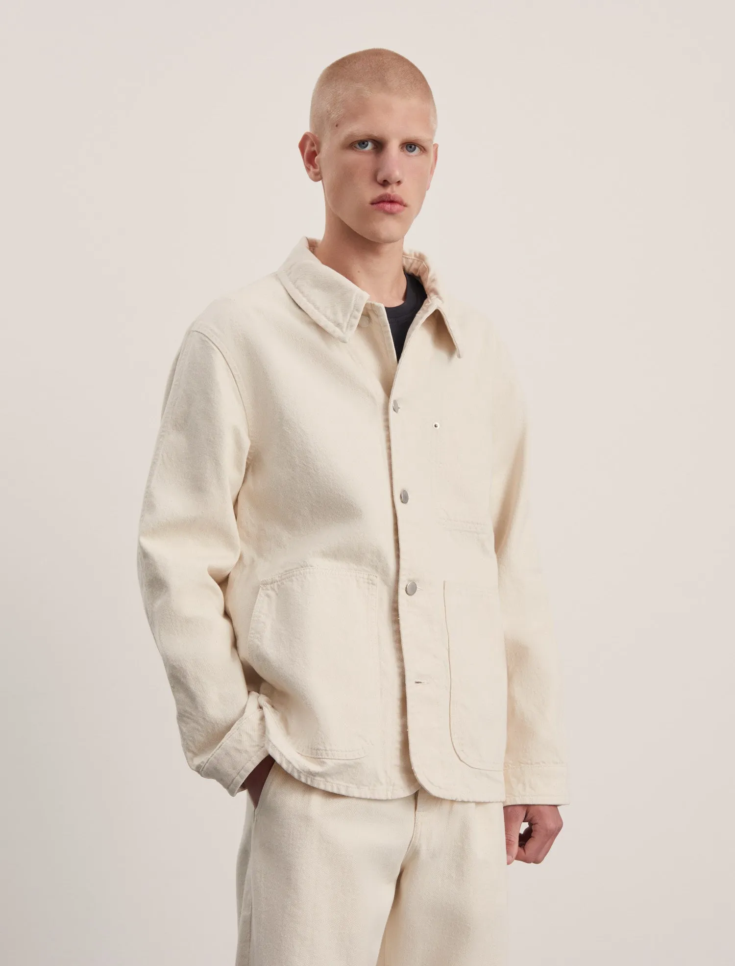 ANOTHER Denim Jacket 1.0, Ecru sold by ANOTHER ASPECT product image thumbnail 2