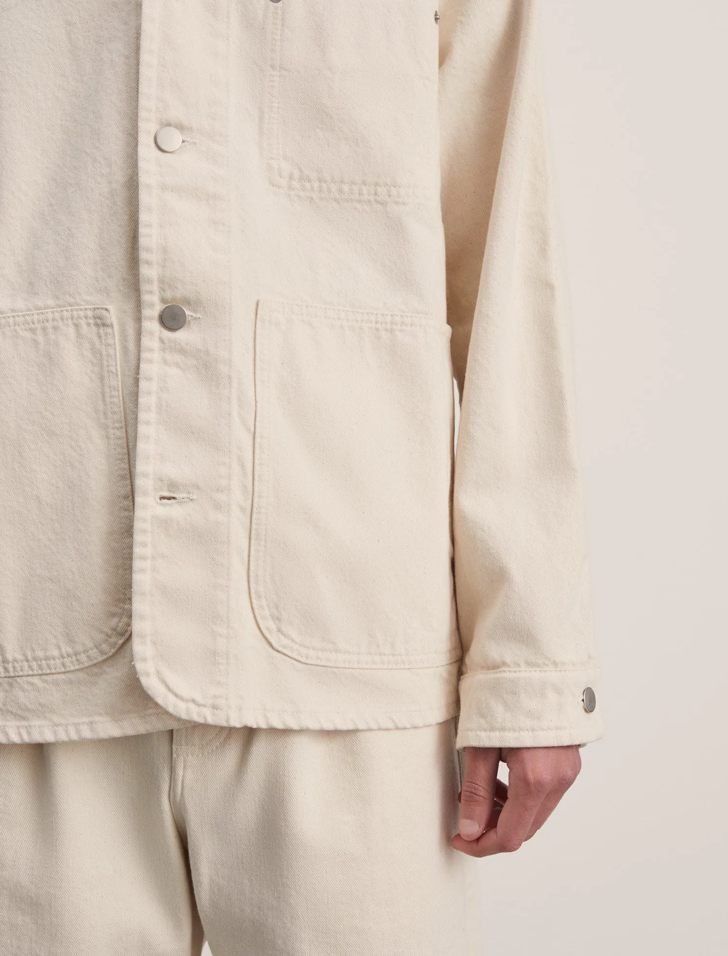 ANOTHER Denim Jacket 1.0, Ecru sold by ANOTHER ASPECT product image thumbnail 4