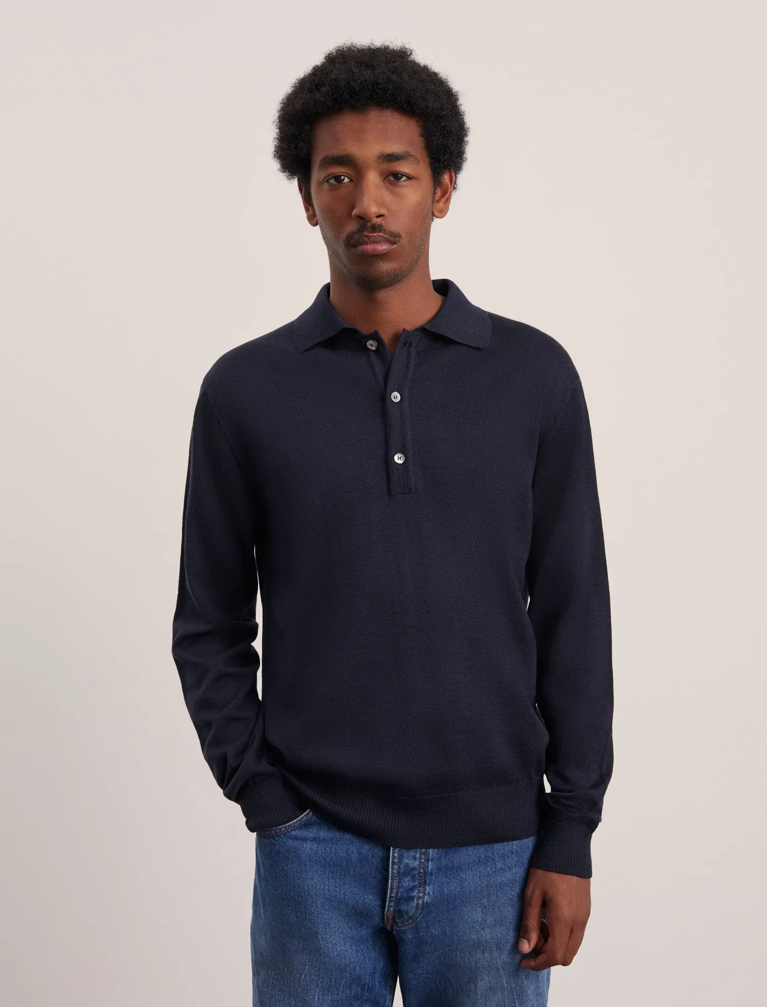 ANOTHER Polo Shirt 2.0, Night Sky Navy sold by ANOTHER ASPECT product image thumbnail 2