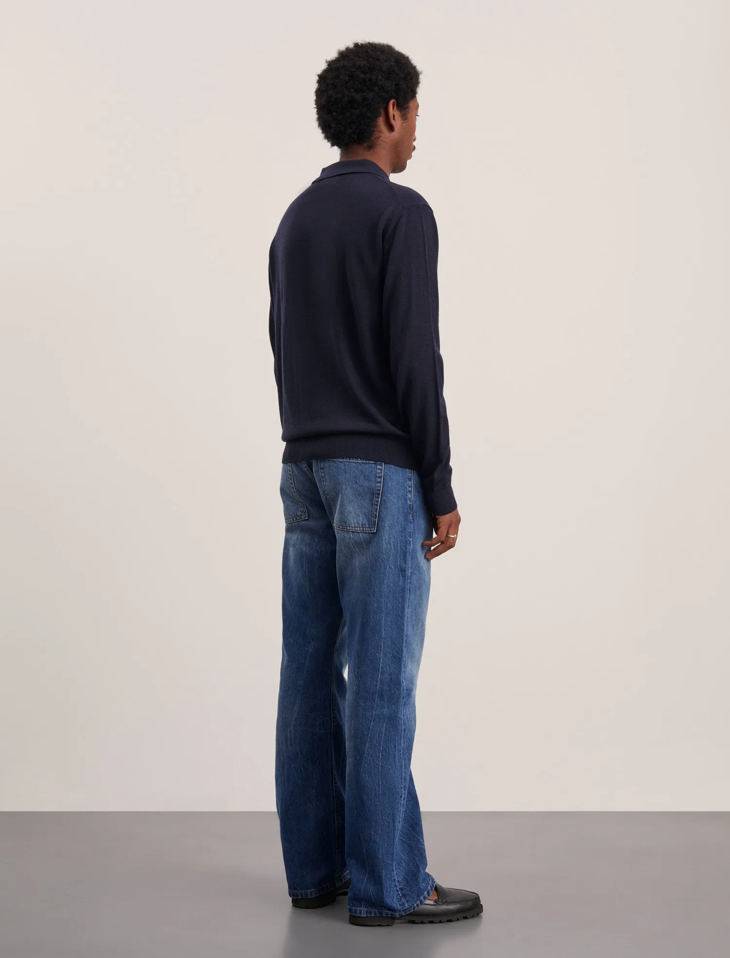 ANOTHER Polo Shirt 2.0, Night Sky Navy sold by ANOTHER ASPECT product image thumbnail 3