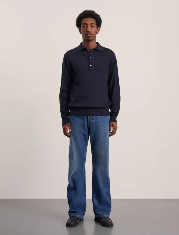 ANOTHER Polo Shirt 2.0, Night Sky Navy sold by ANOTHER ASPECT