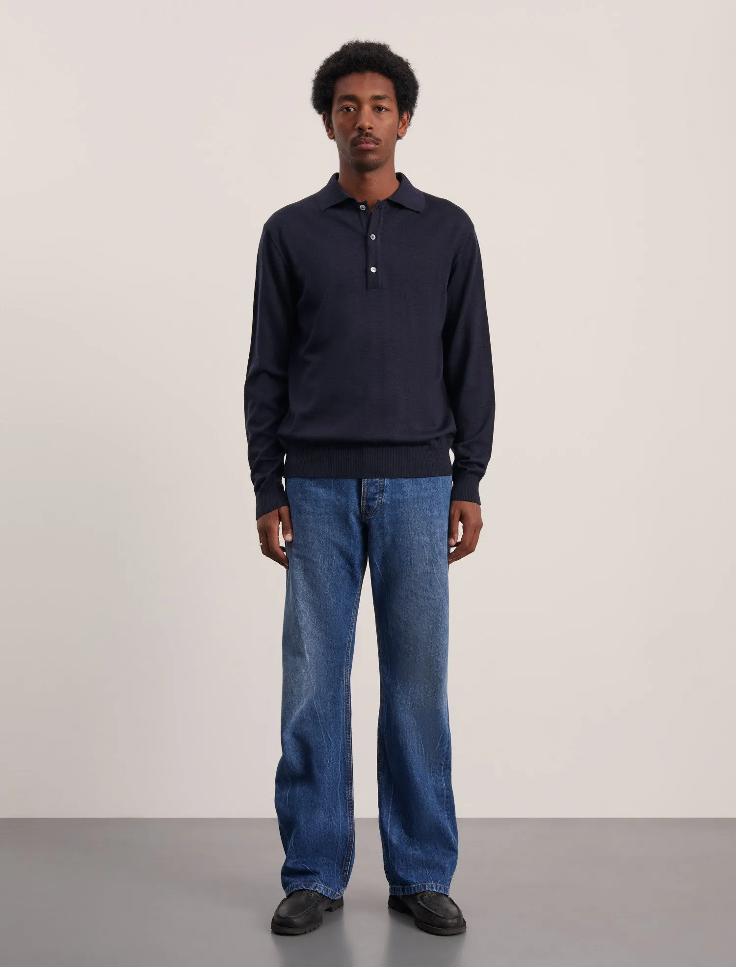 ANOTHER Polo Shirt 2.0, Night Sky Navy sold by ANOTHER ASPECT