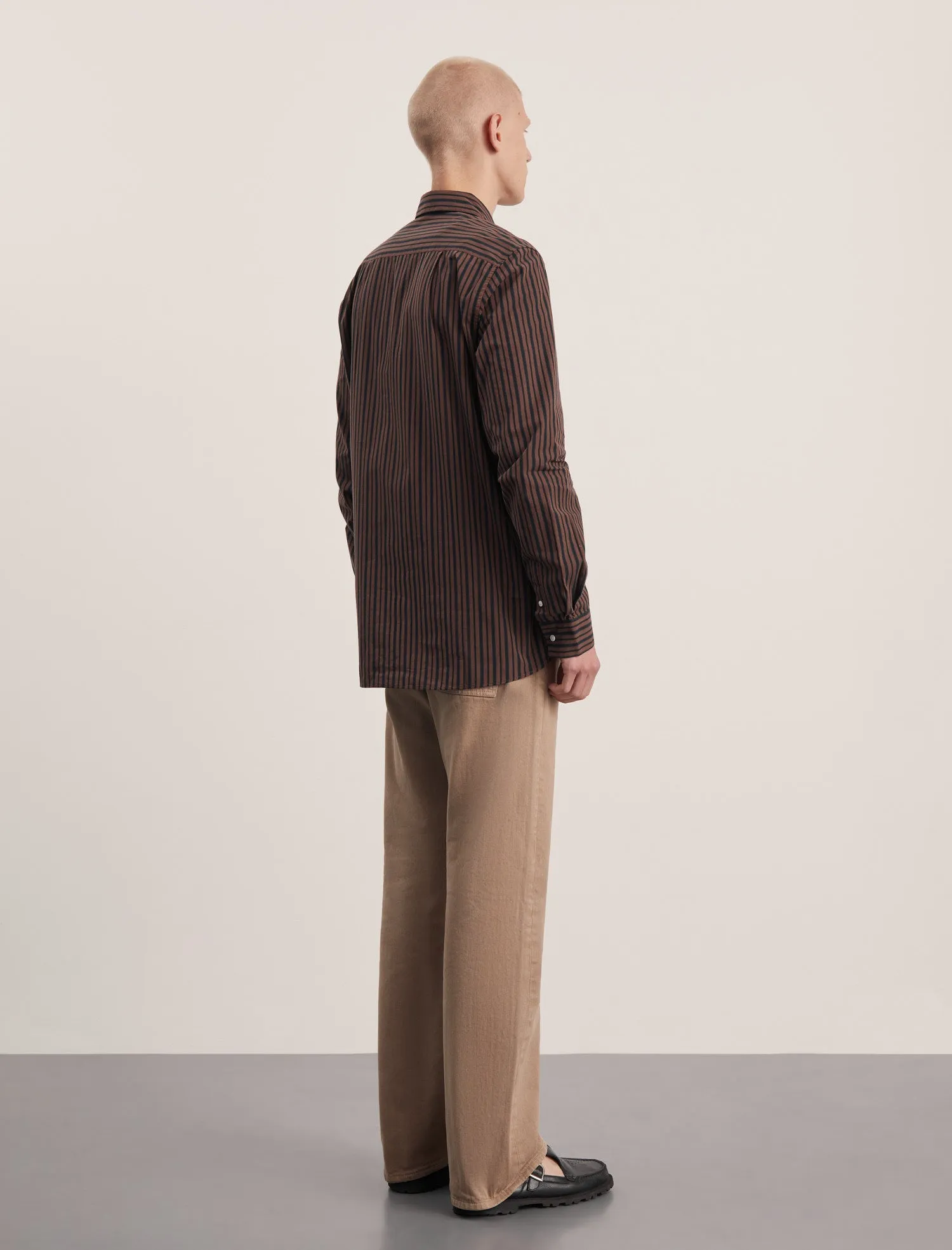 ANOTHER Shirt 3.0, Brown/Black Stripe sold by ANOTHER ASPECT product image thumbnail 3