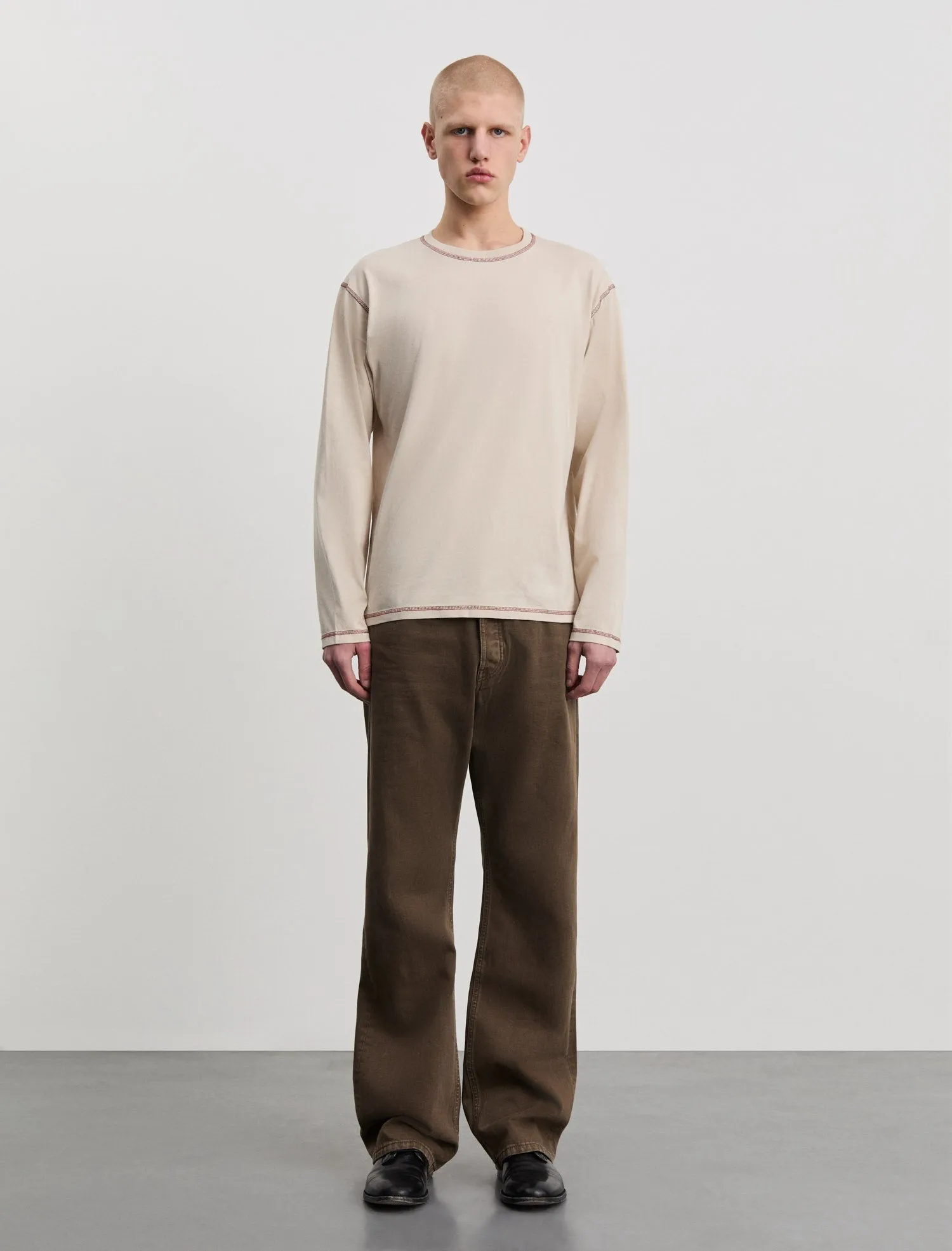 ANOTHER T-Shirt 3.0, Grey/Burnt Red sold by ANOTHER ASPECT