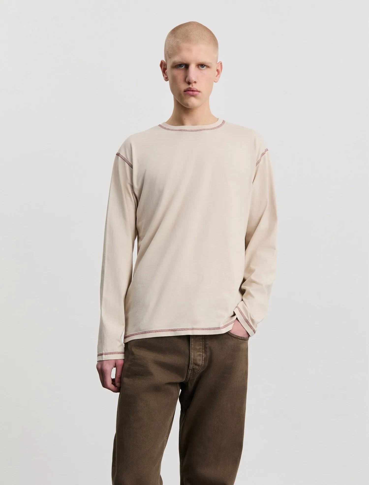 ANOTHER T-Shirt 3.0, Grey/Burnt Red sold by ANOTHER ASPECT product image thumbnail 2