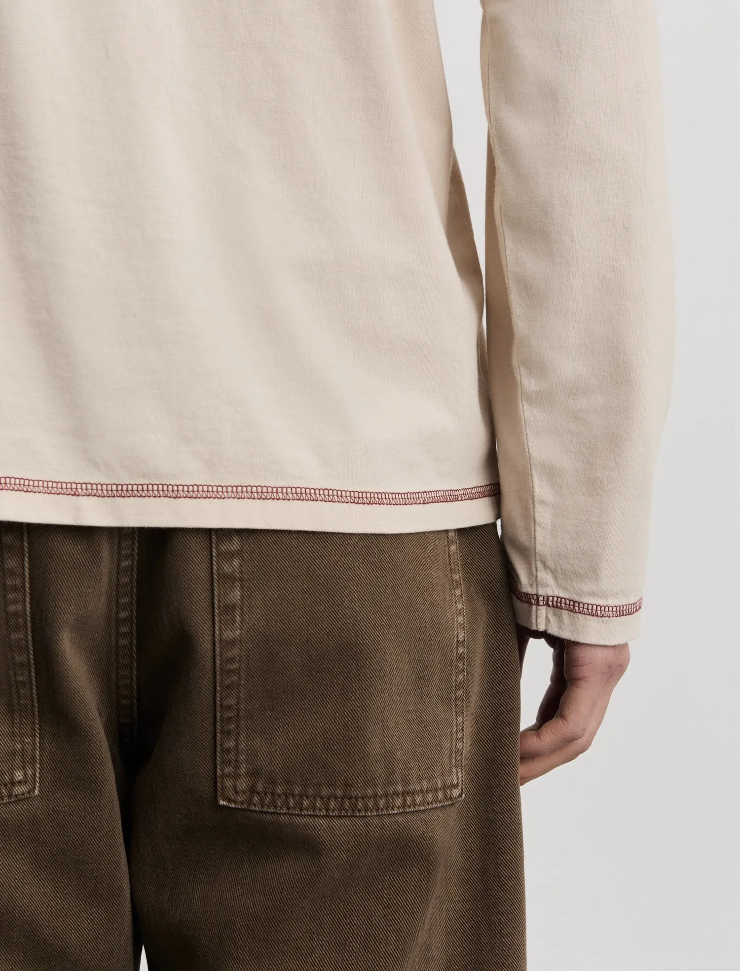 ANOTHER T-Shirt 3.0, Grey/Burnt Red sold by ANOTHER ASPECT product image thumbnail 5