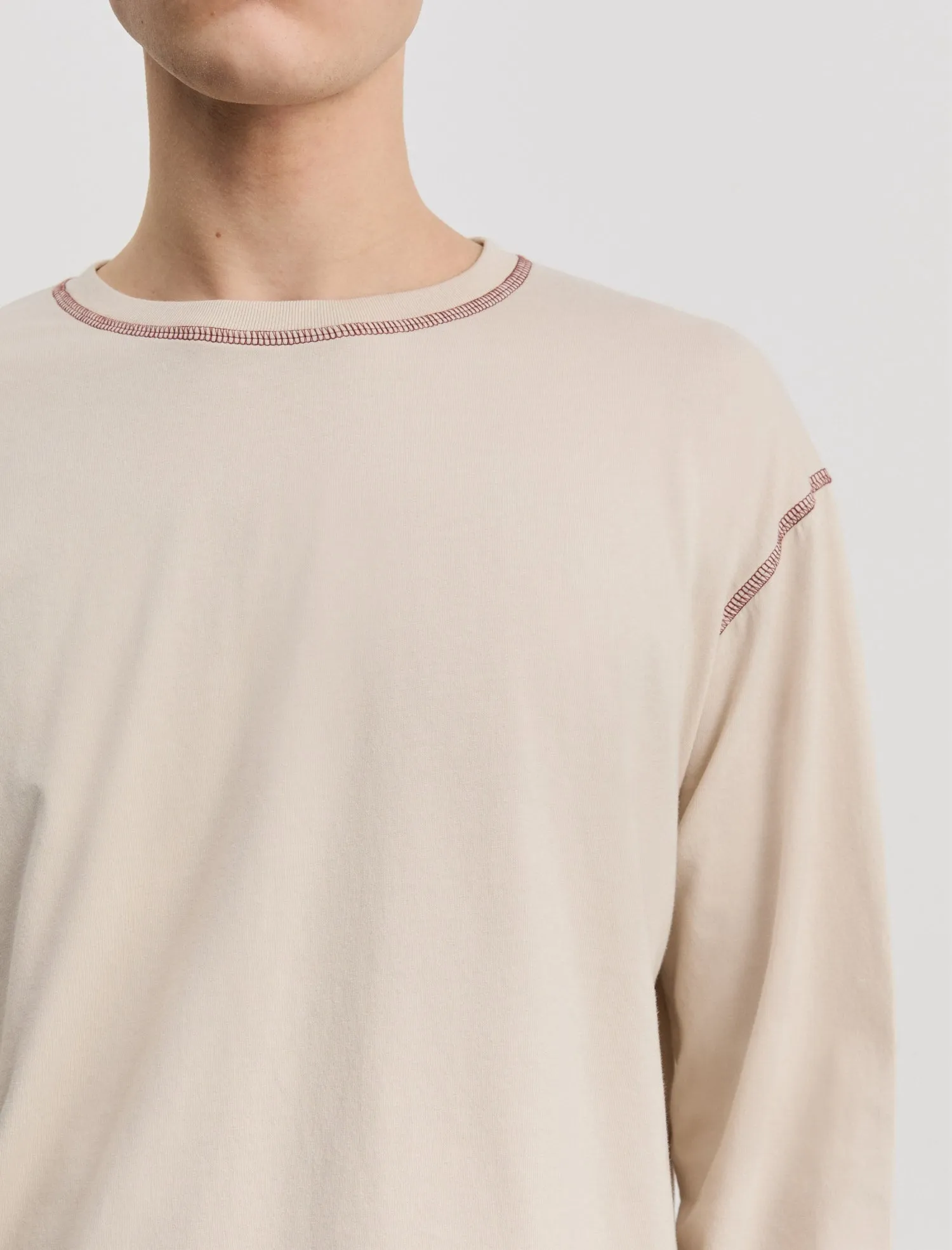 ANOTHER T-Shirt 3.0, Grey/Burnt Red sold by ANOTHER ASPECT product image thumbnail 4