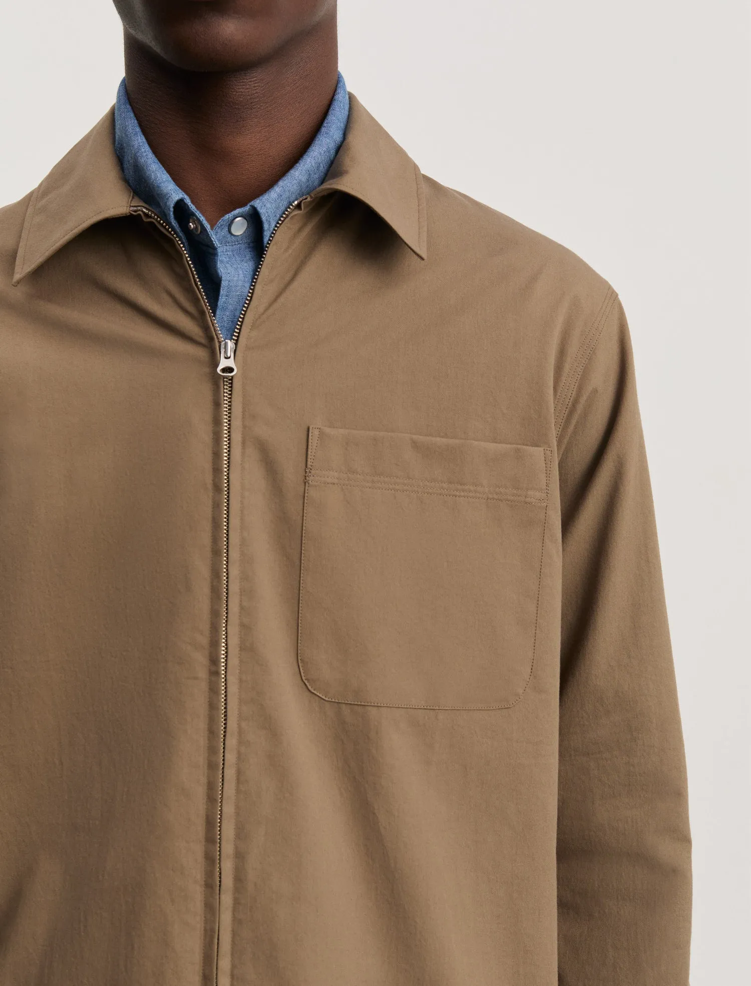 ANOTHER Zip Shirt 1.0 JPN, Ishi Beju sold by ANOTHER ASPECT product image thumbnail 4