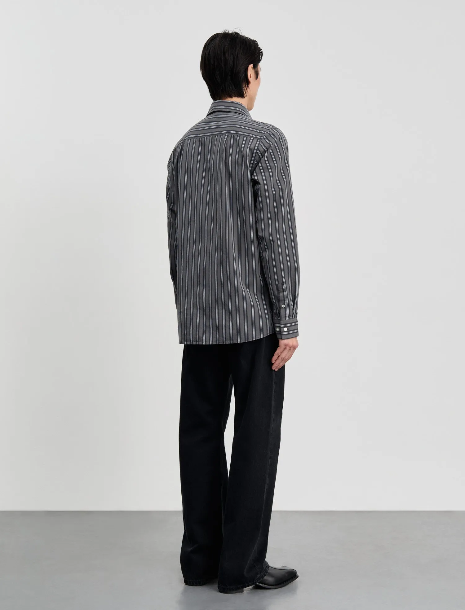 ANOTHER Shirt 3.0, Charcoal Stripe sold by ANOTHER ASPECT product image thumbnail 3
