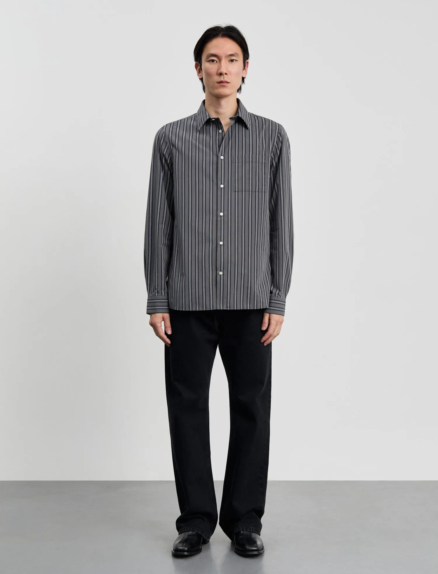 ANOTHER Shirt 3.0, Charcoal Stripe sold by ANOTHER ASPECT