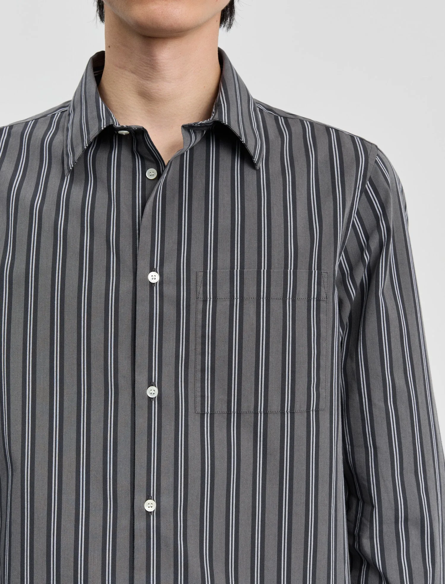 ANOTHER Shirt 3.0, Charcoal Stripe sold by ANOTHER ASPECT product image thumbnail 4