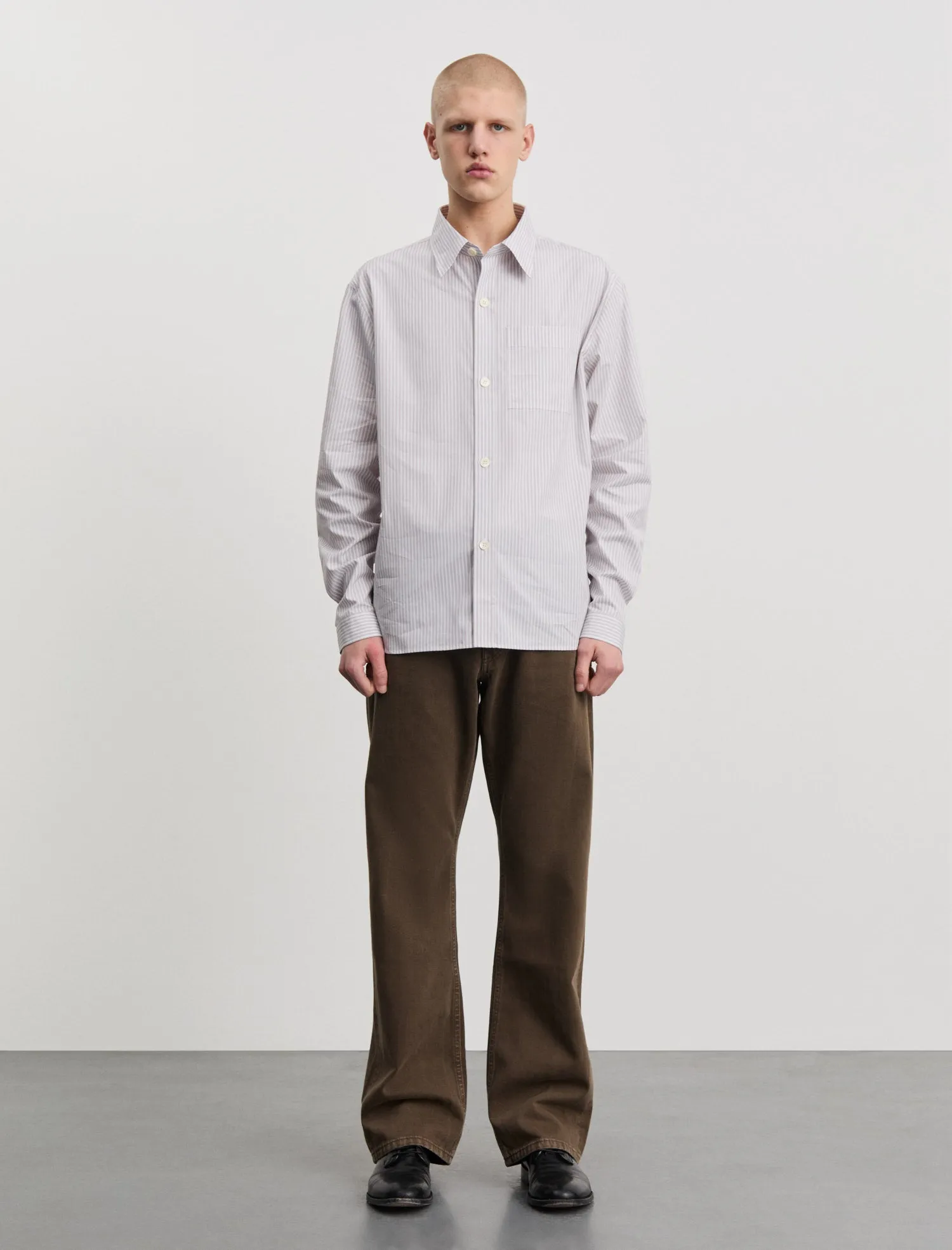 ANOTHER Shirt 4.0, Ecru Rose Stripe sold by ANOTHER ASPECT