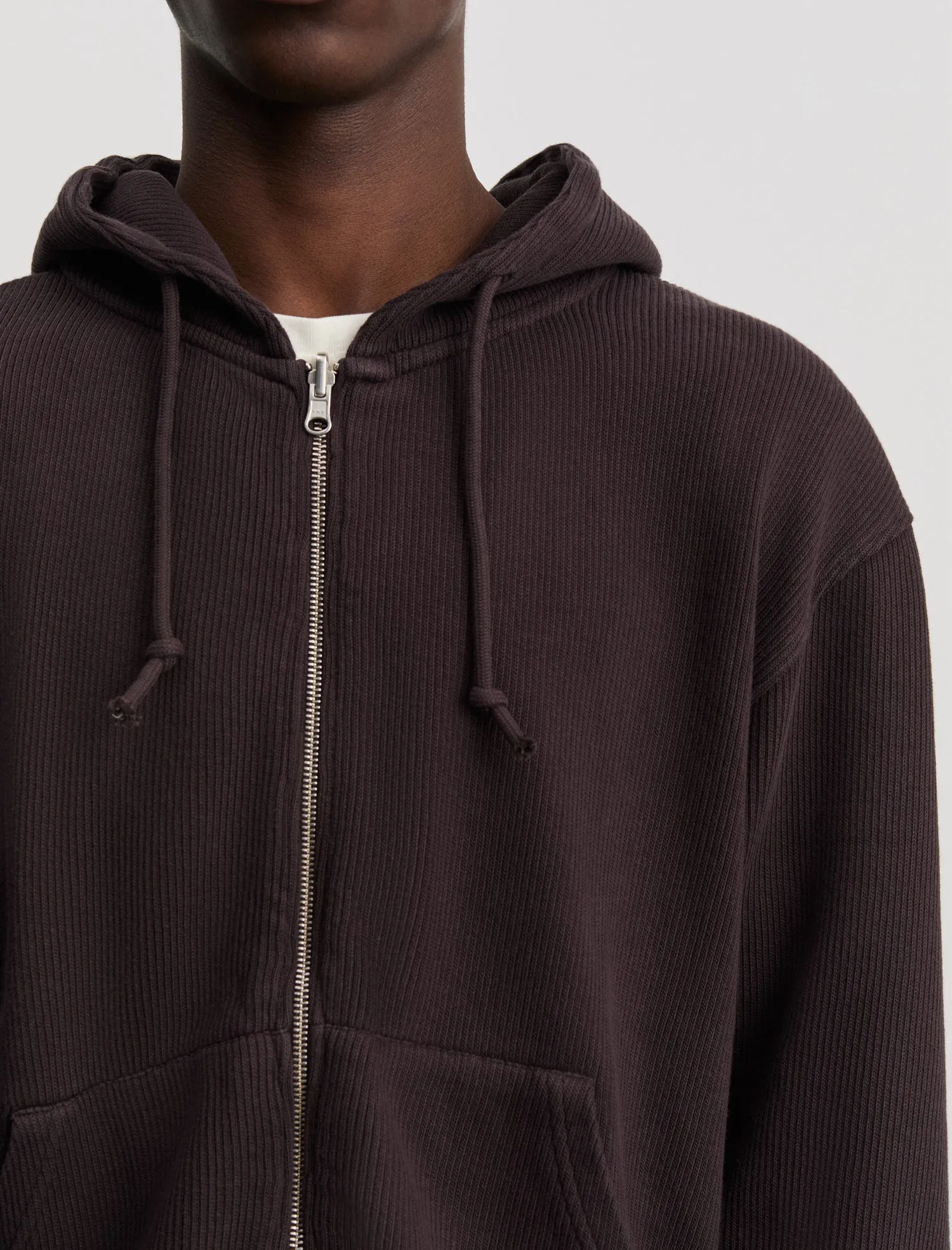 ANOTHER Zip Hoodie 1.0, Dark Brown sold by ANOTHER ASPECT product image thumbnail 4