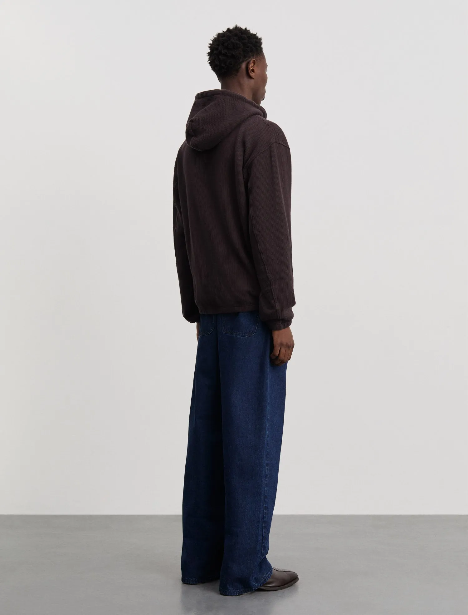 ANOTHER Zip Hoodie 1.0, Dark Brown sold by ANOTHER ASPECT product image thumbnail 3