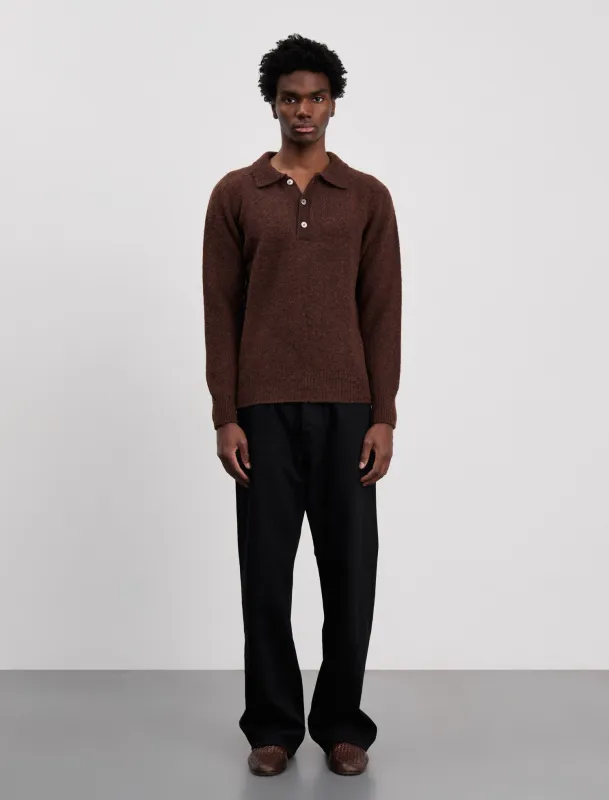 ANOTHER Polo Shirt 4.0, Burnt Brown sold by ANOTHER ASPECT