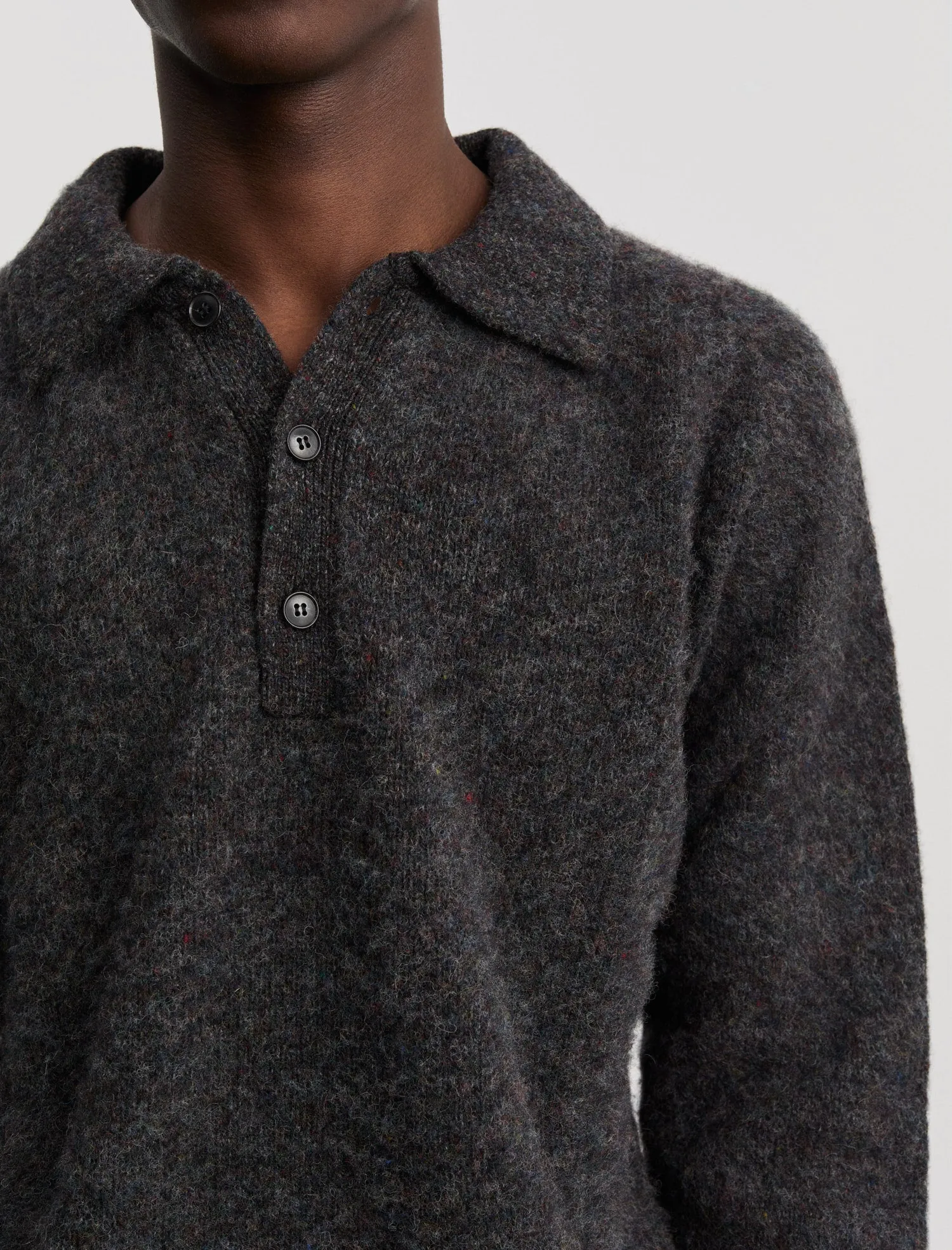 ANOTHER Polo Shirt 4.0, Grey Melange sold by ANOTHER ASPECT product image thumbnail 4