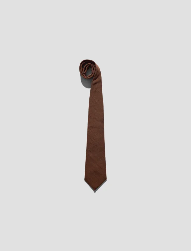 ANOTHER Tie 1.0, Brown Stripe made by ANOTHER ASPECT