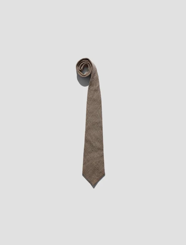 ANOTHER Tie 1.0, Brown Check made by ANOTHER ASPECT