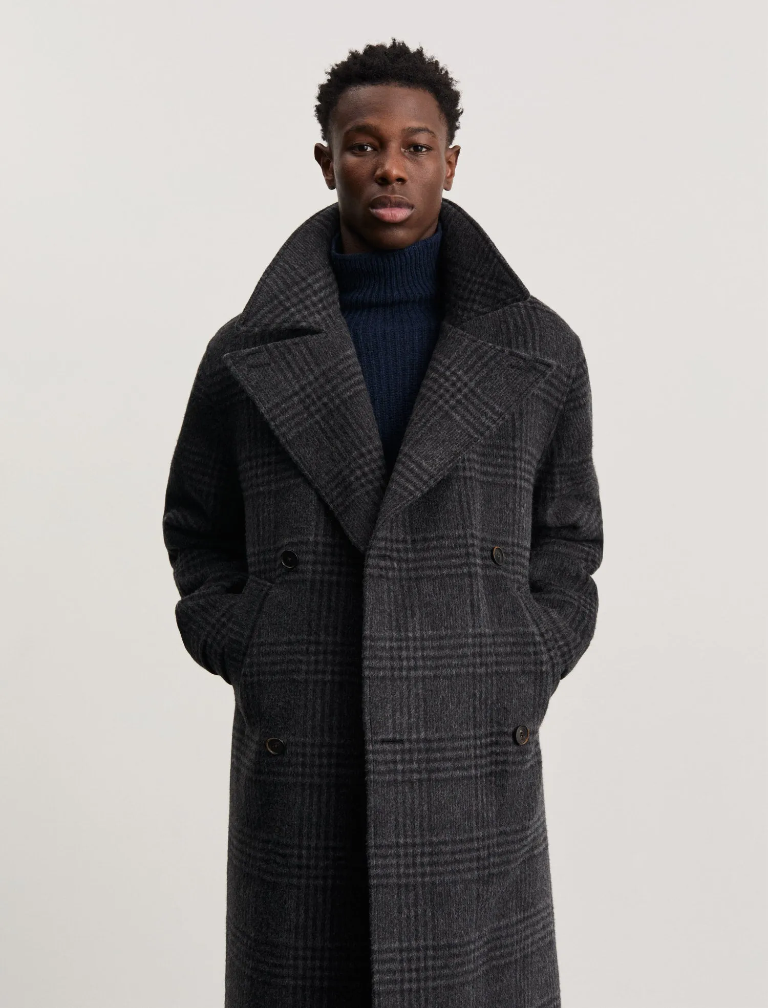 ANOTHER Coat 3.0, Grey Black Tartan sold by ANOTHER ASPECT product image thumbnail 2