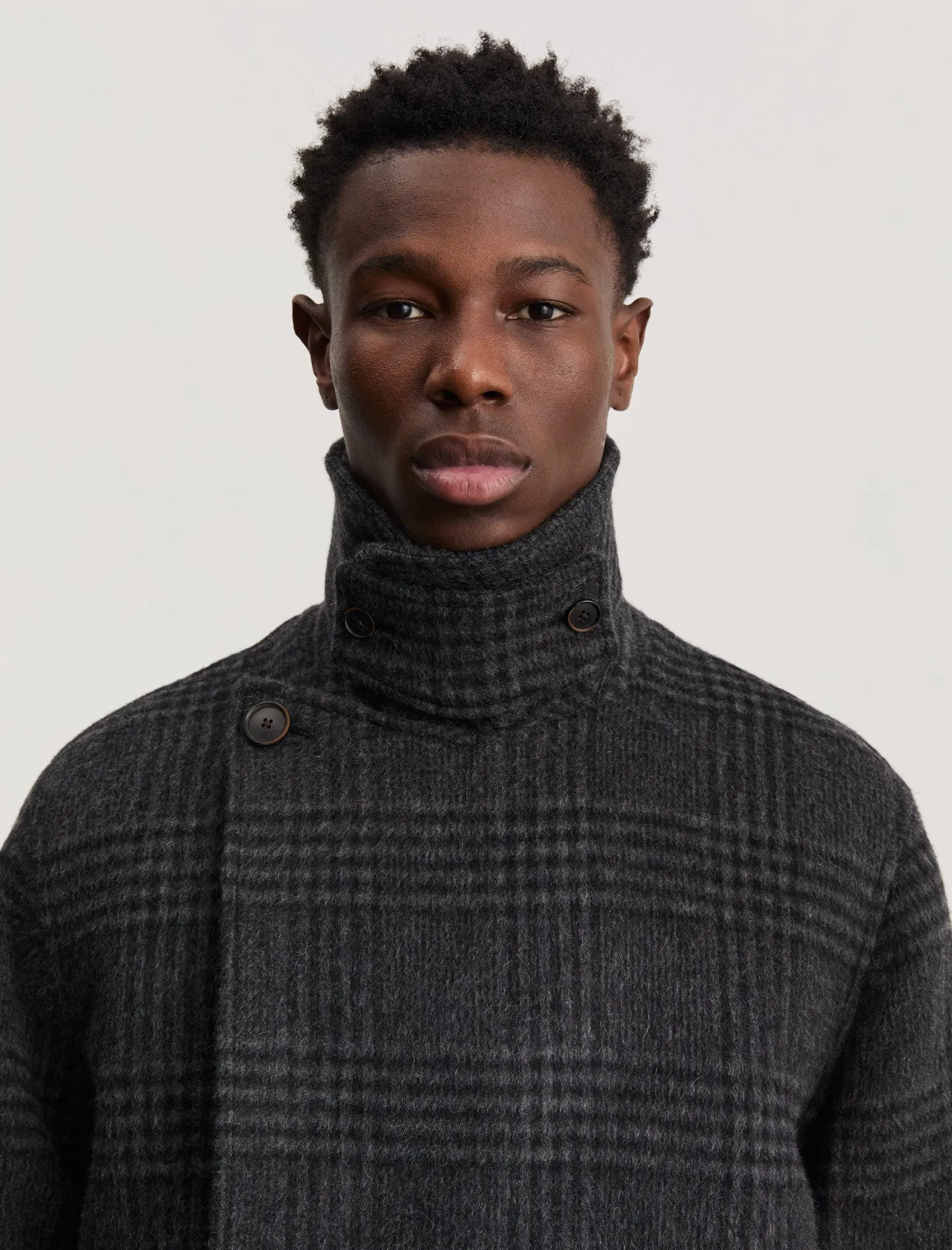 ANOTHER Coat 3.0, Grey Black Tartan sold by ANOTHER ASPECT product image thumbnail 4