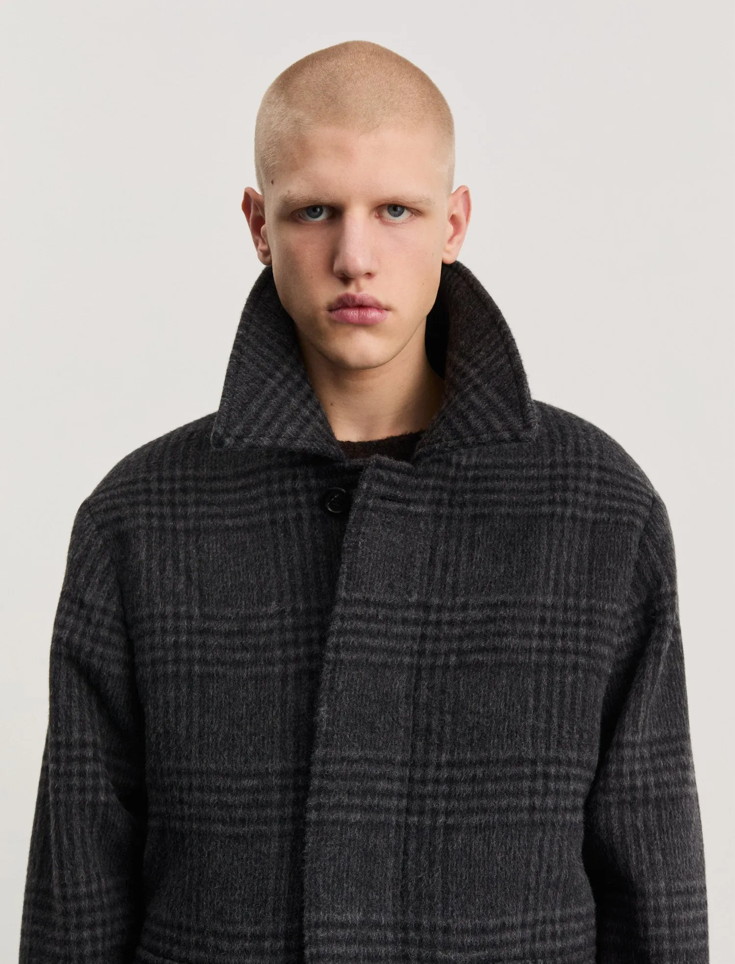 ANOTHER Coat 1.0, Grey Black Tartan sold by ANOTHER ASPECT product image thumbnail 4