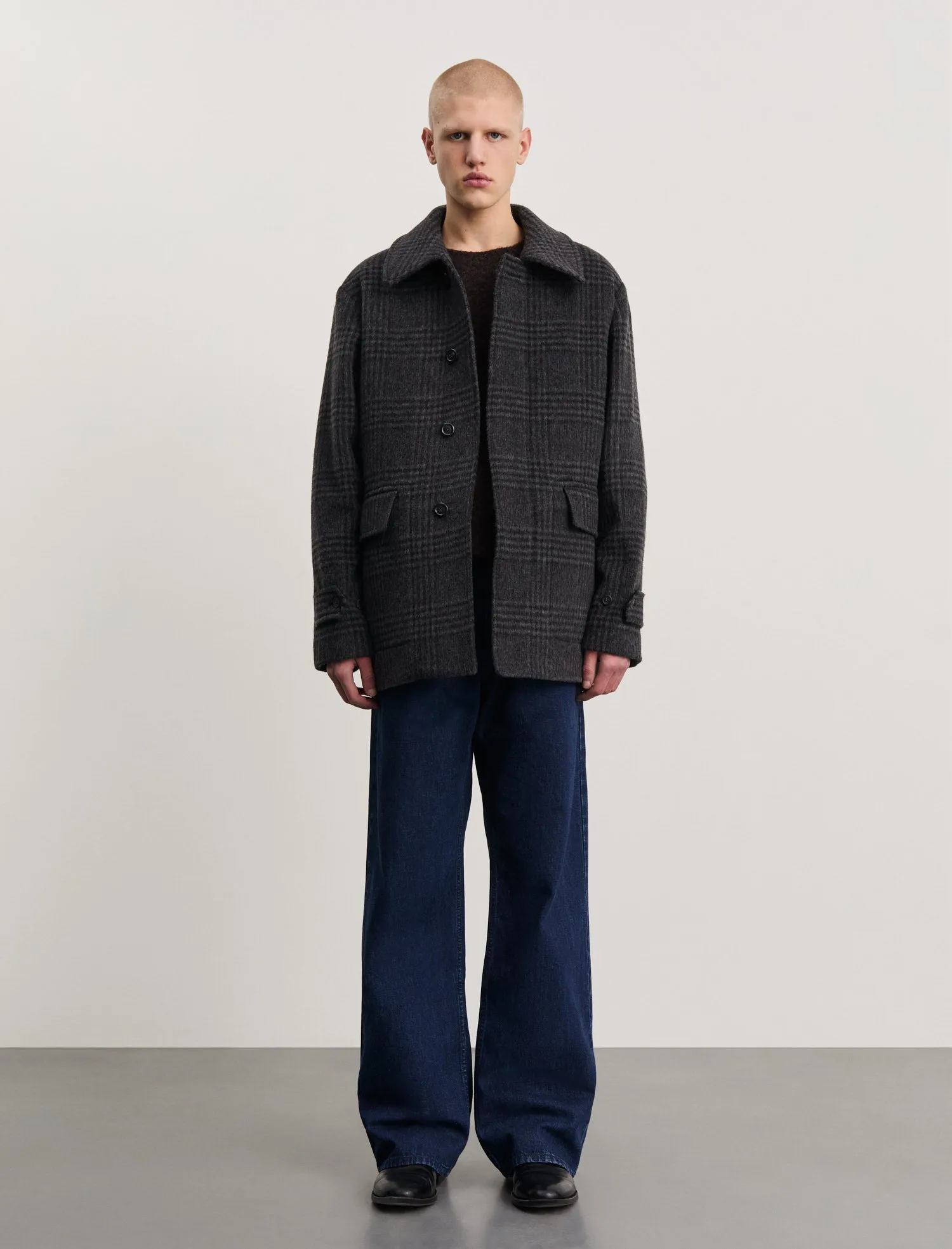 ANOTHER Coat 1.0, Grey Black Tartan sold by ANOTHER ASPECT