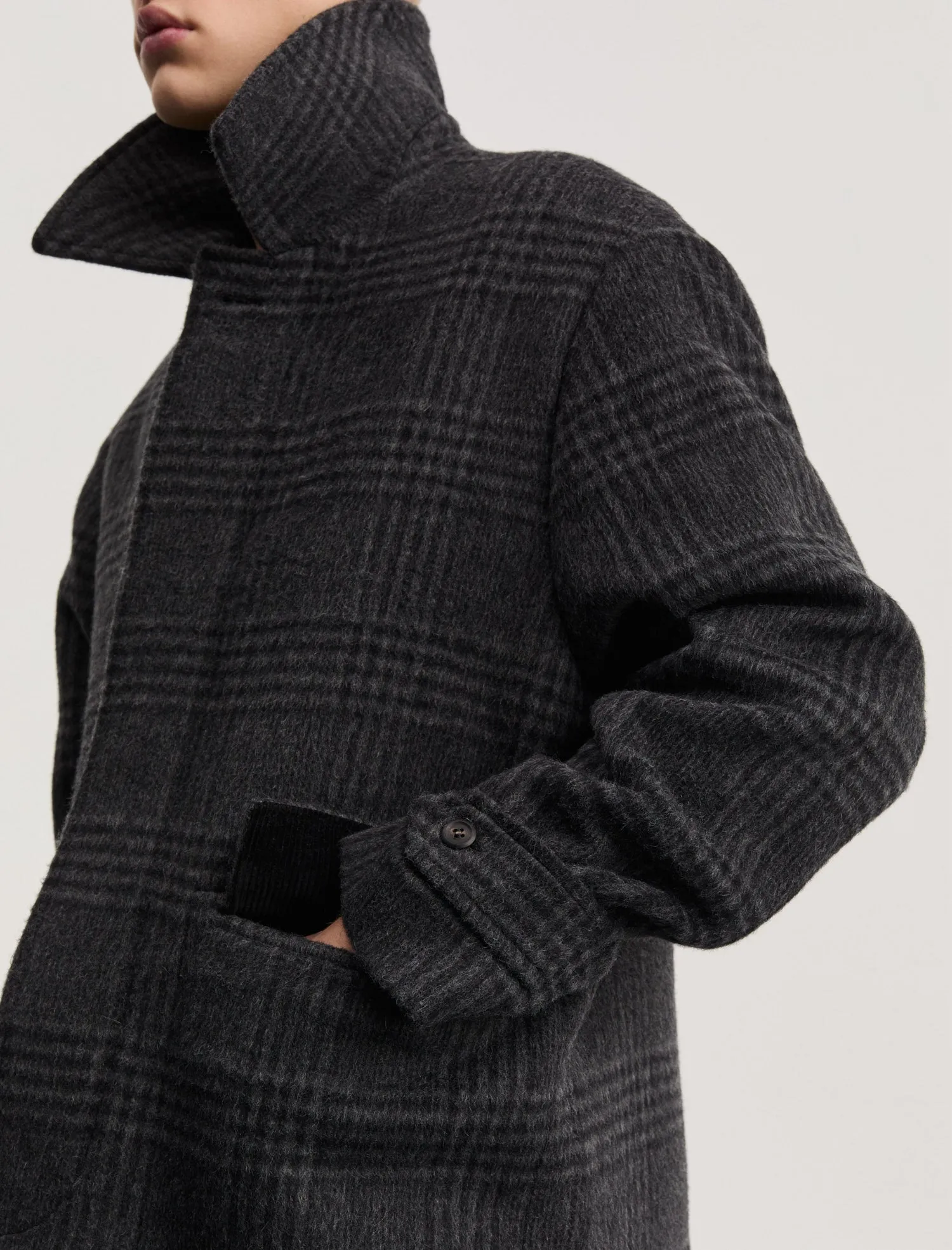 ANOTHER Coat 1.0, Grey Black Tartan sold by ANOTHER ASPECT product image thumbnail 5