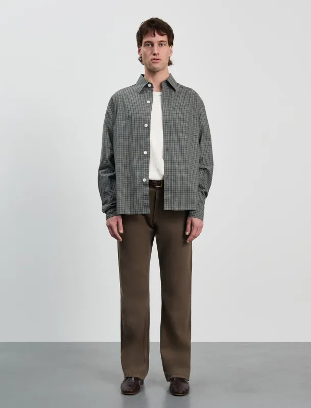 ANOTHER Shirt 4.0, Green/Grey Check sold by ANOTHER ASPECT