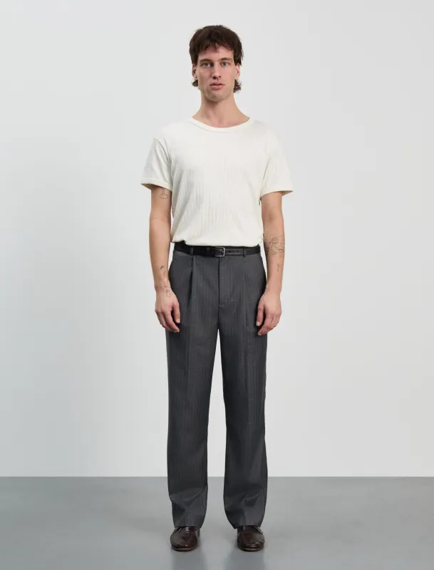 ANOTHER Pants 1.0, Grey Pinstripe sold by ANOTHER ASPECT