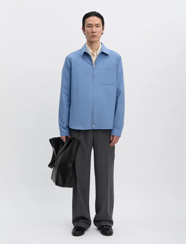 ANOTHER Zip Shirt 1.0 JPN, Ocean Blue sold by ANOTHER ASPECT