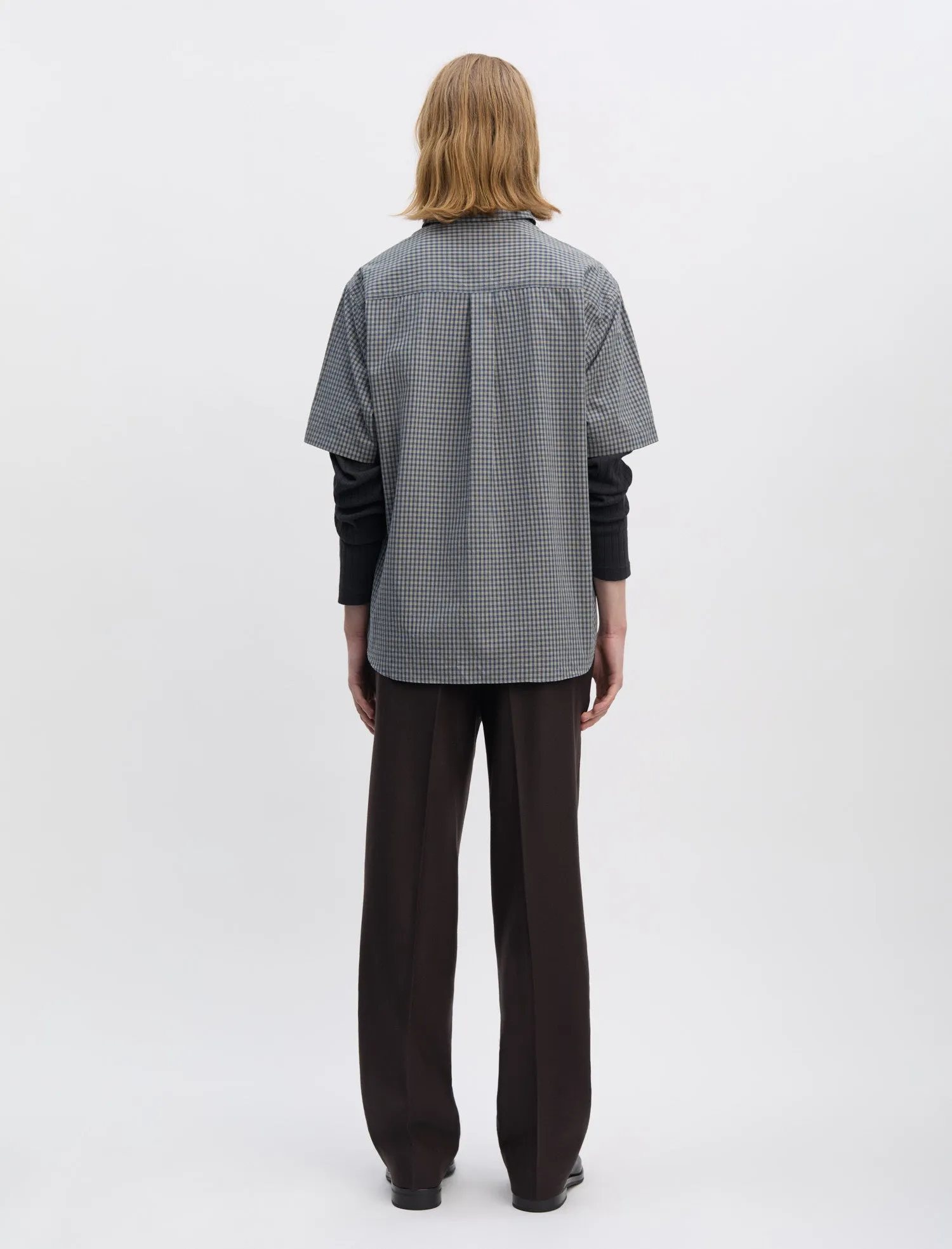 ANOTHER Shirt 4.1 JPN, Blue Check sold by ANOTHER ASPECT product image thumbnail 4