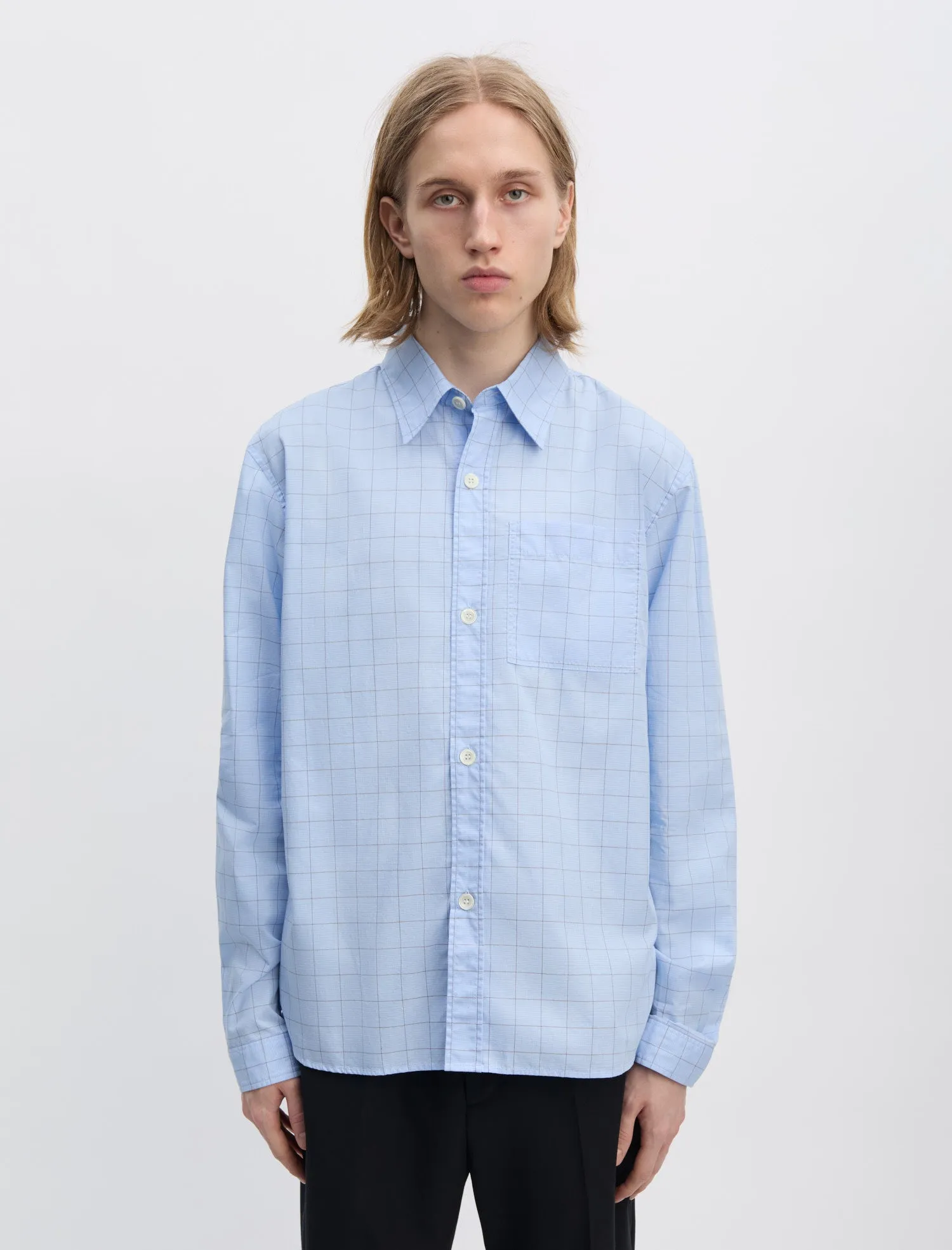 ANOTHER Shirt 4.0, Blue Check sold by ANOTHER ASPECT product image thumbnail 3