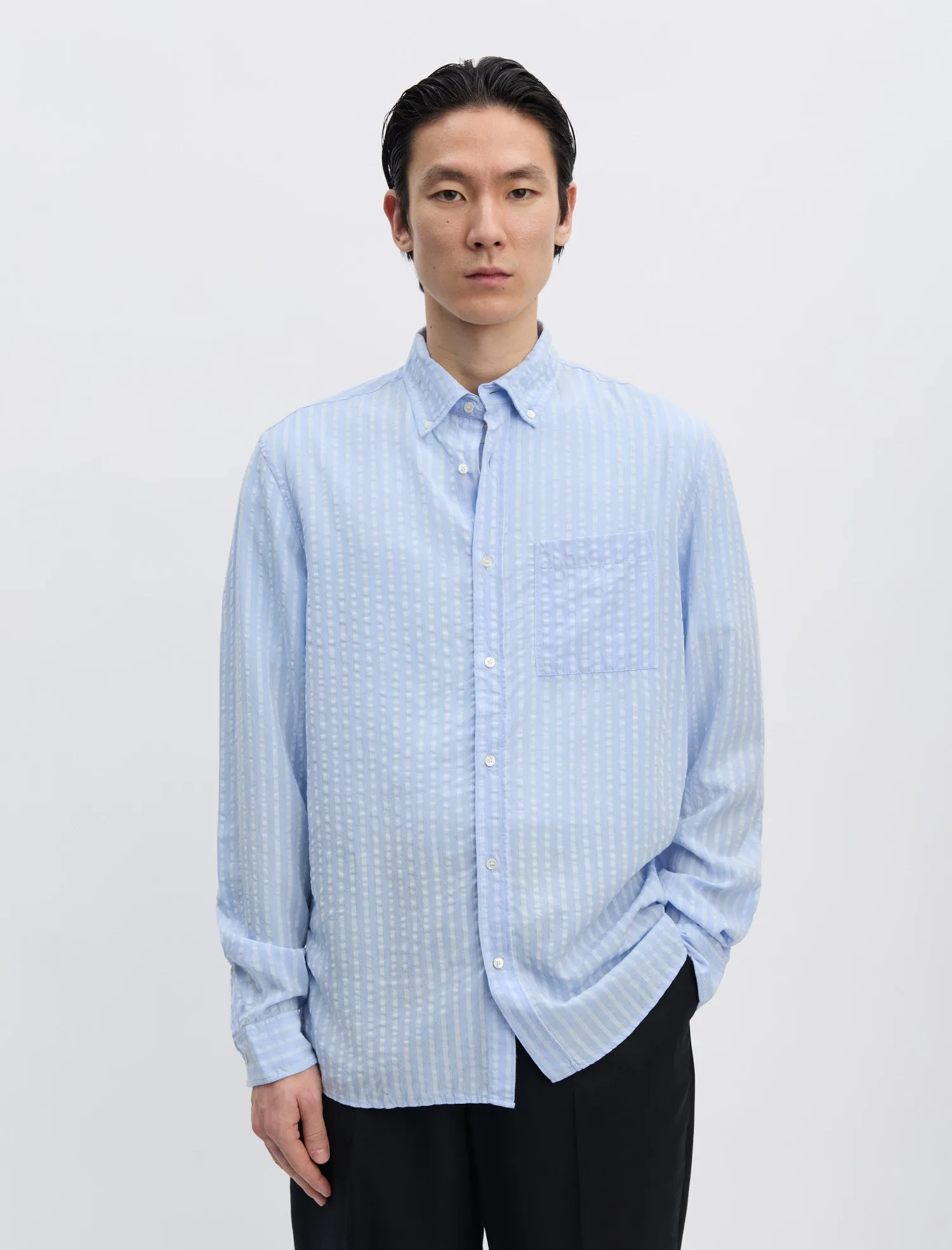 ANOTHER Shirt 1.0, Sky Blue Stripe sold by ANOTHER ASPECT product image thumbnail 3