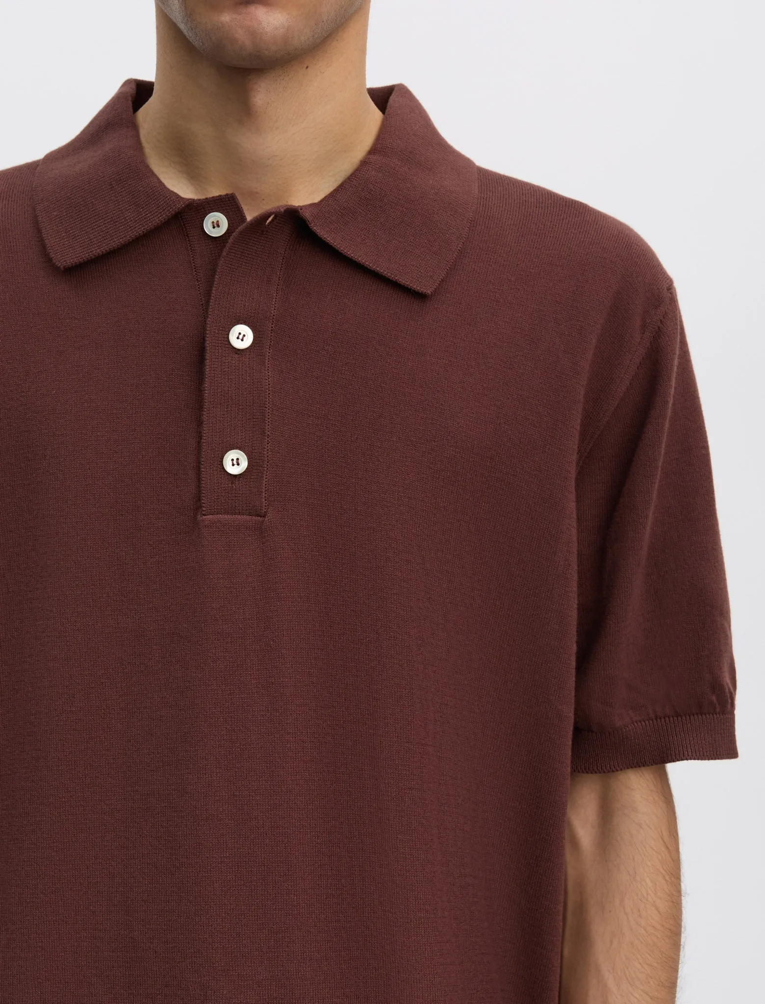ANOTHER Polo Shirt 3.0, Tobacco sold by ANOTHER ASPECT product image thumbnail 5