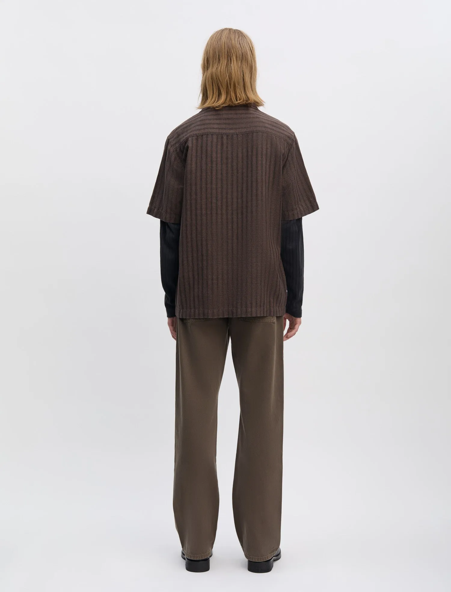 ANOTHER Shirt 2.0, Brown Stripe sold by ANOTHER ASPECT product image thumbnail 4