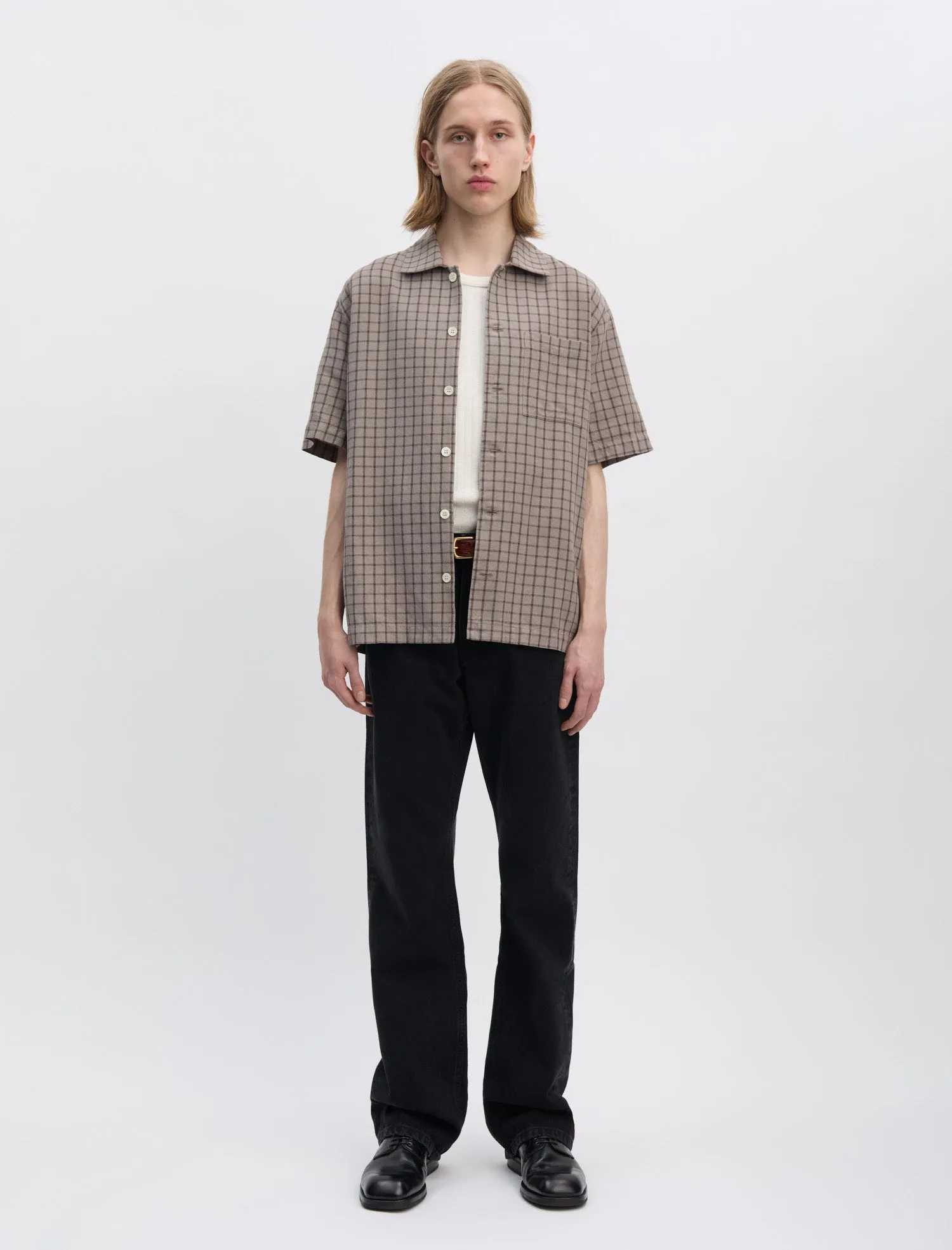 ANOTHER Shirt 2.0, Grey Check sold by ANOTHER ASPECT