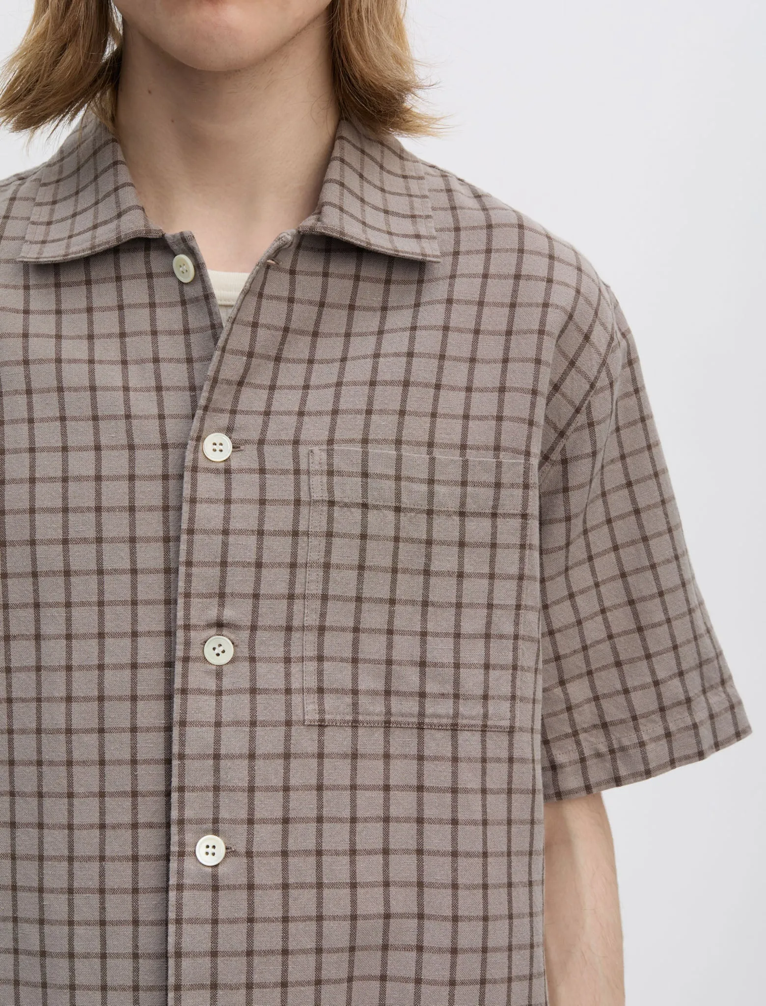 ANOTHER Shirt 2.0, Grey Check sold by ANOTHER ASPECT product image thumbnail 2