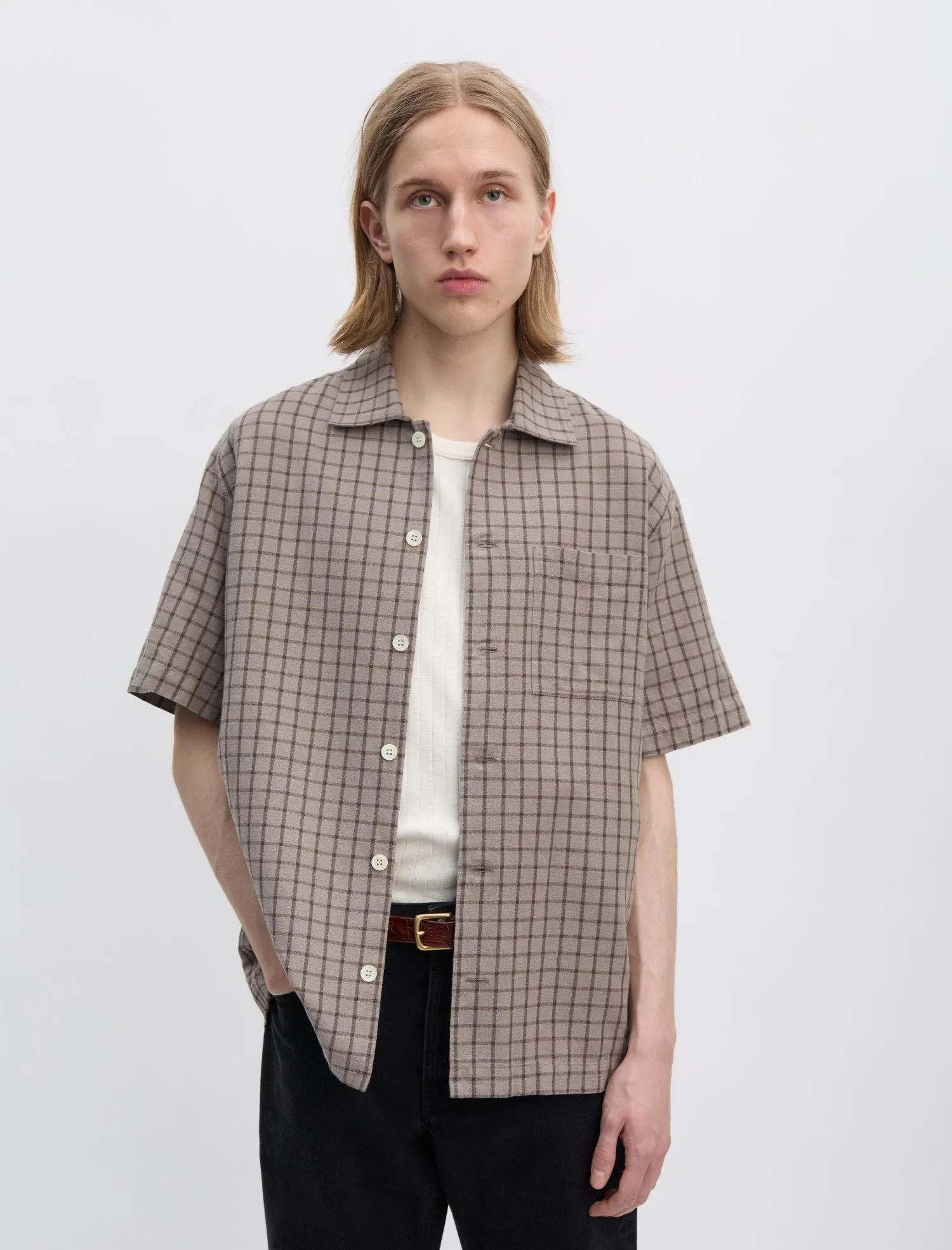 ANOTHER Shirt 2.0, Grey Check sold by ANOTHER ASPECT product image thumbnail 3