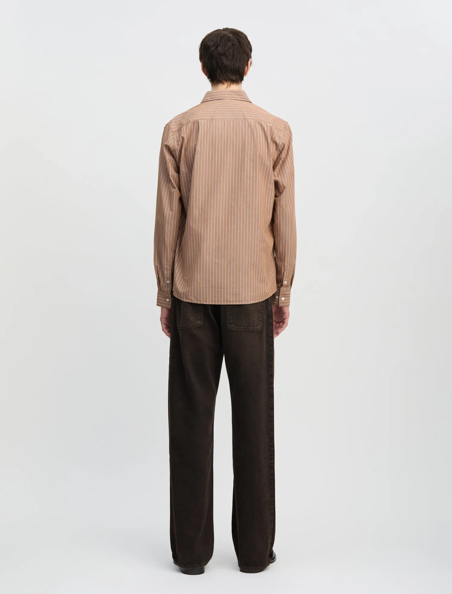 ANOTHER Shirt 3.0, Brown/White Stripe sold by ANOTHER ASPECT product image thumbnail 3